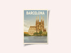 Barcelona Travel Print