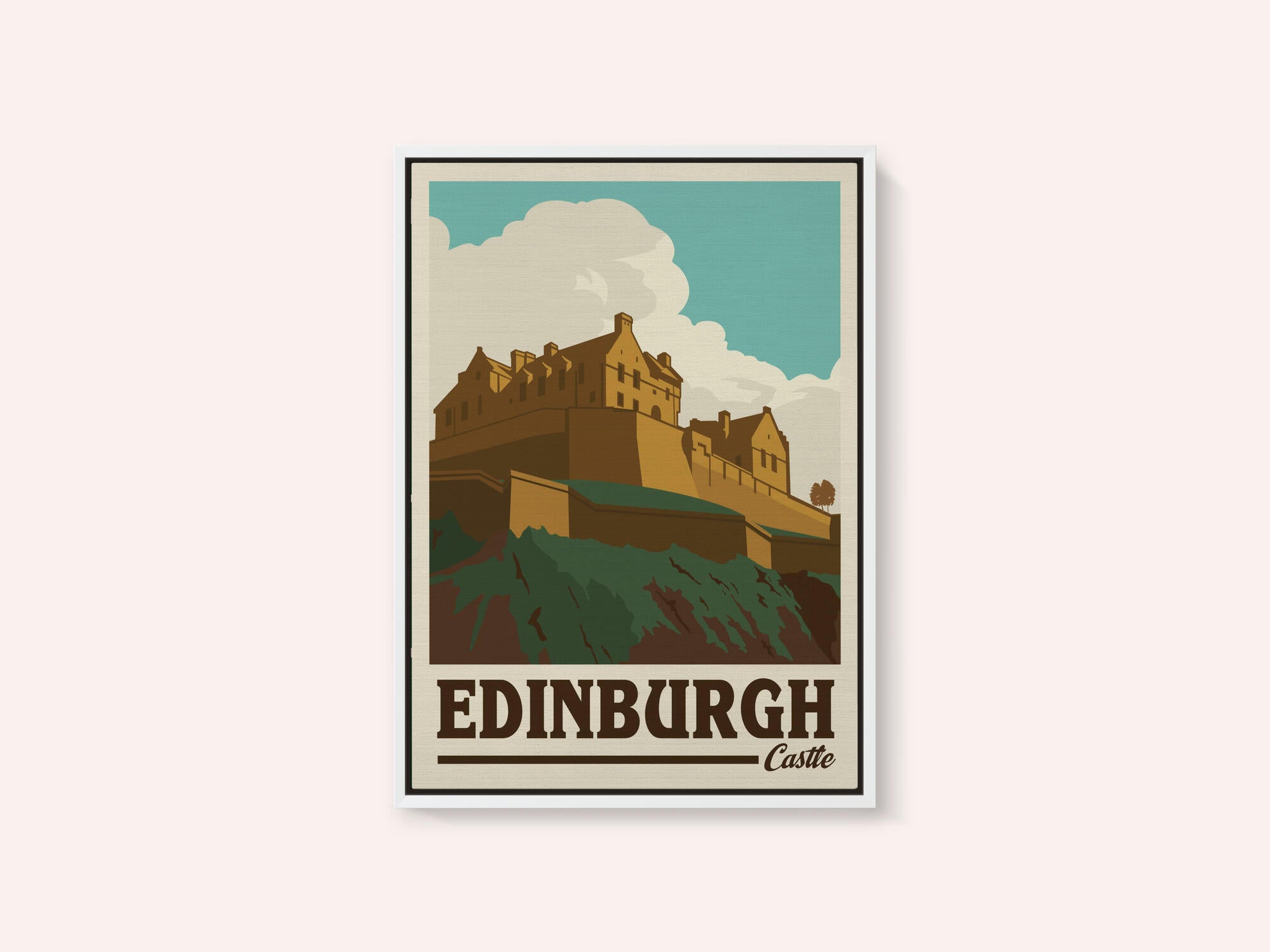 Edinburgh Castle Travel Print