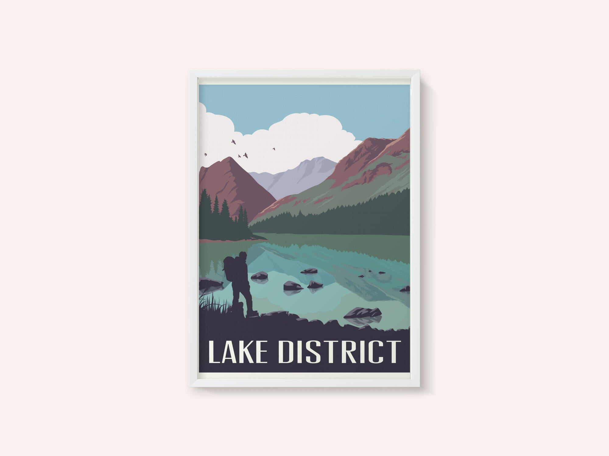 Lake District Travel Print