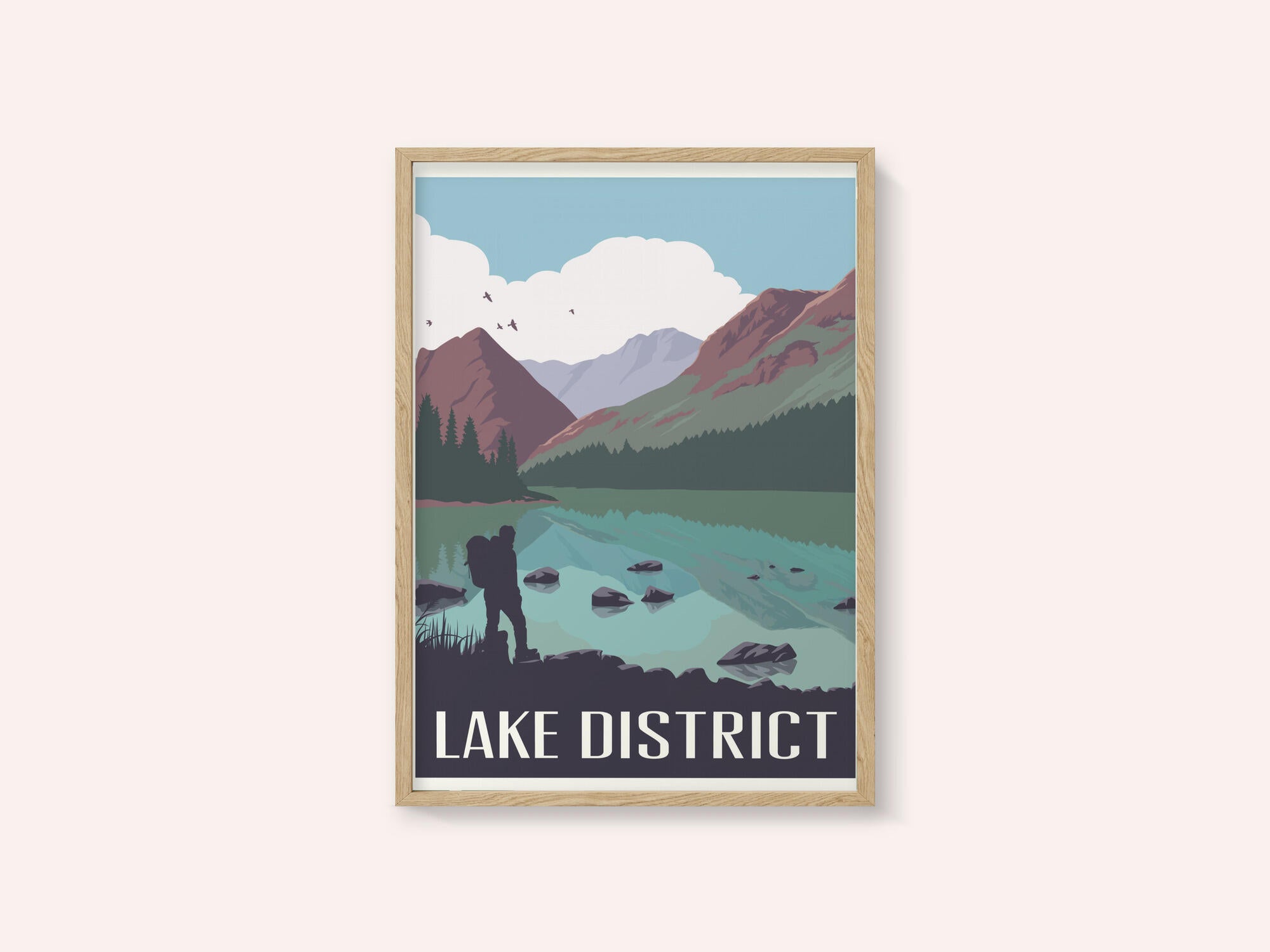 Lake District Travel Print
