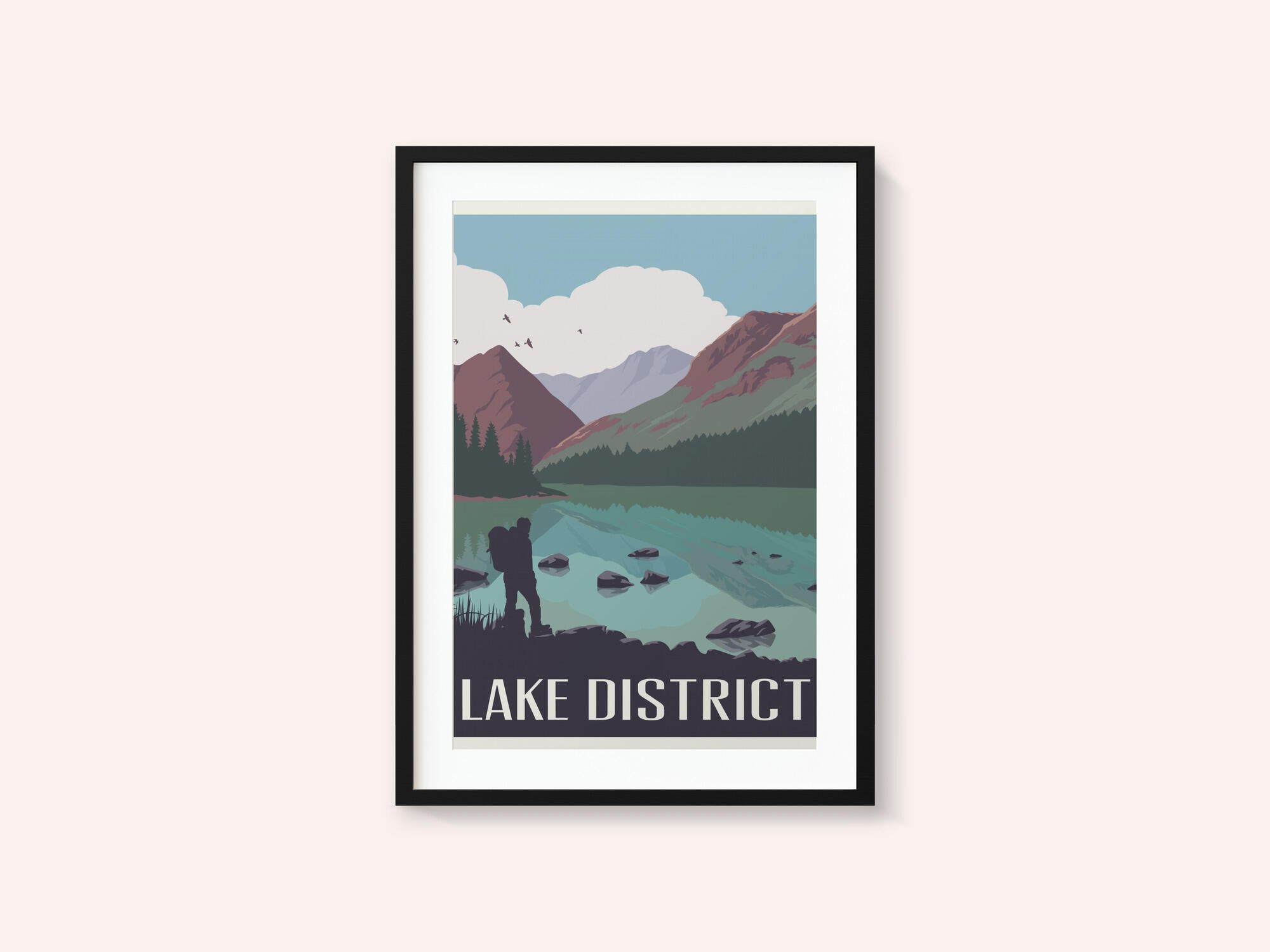 Lake District Travel Print