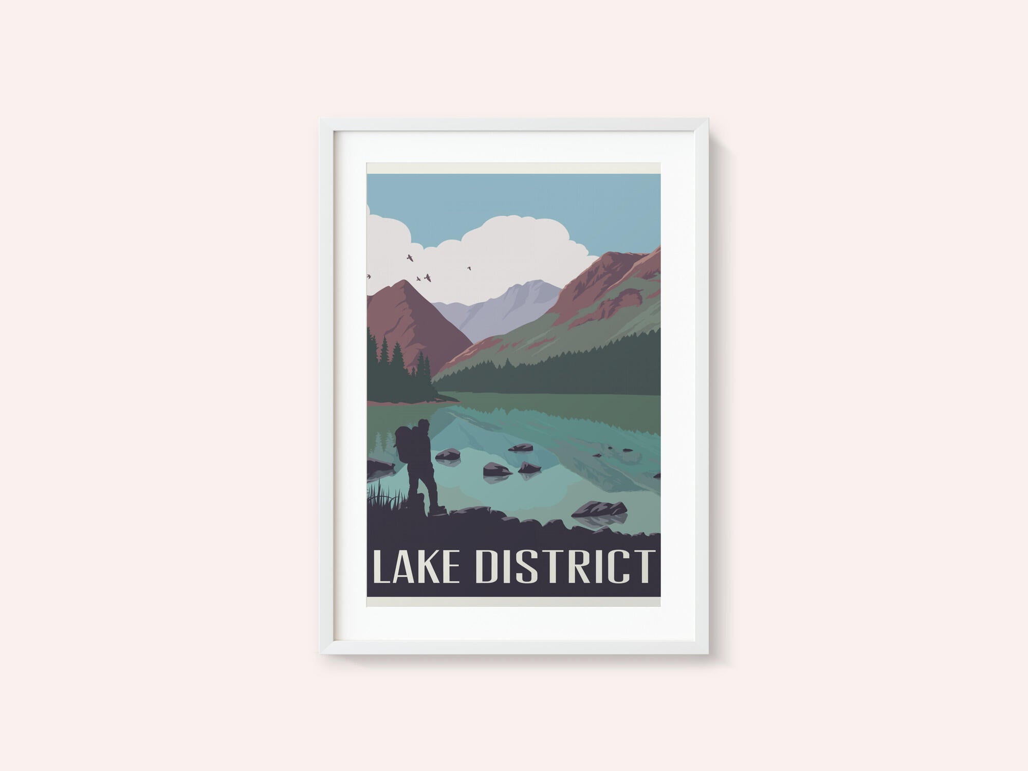 Lake District Travel Print