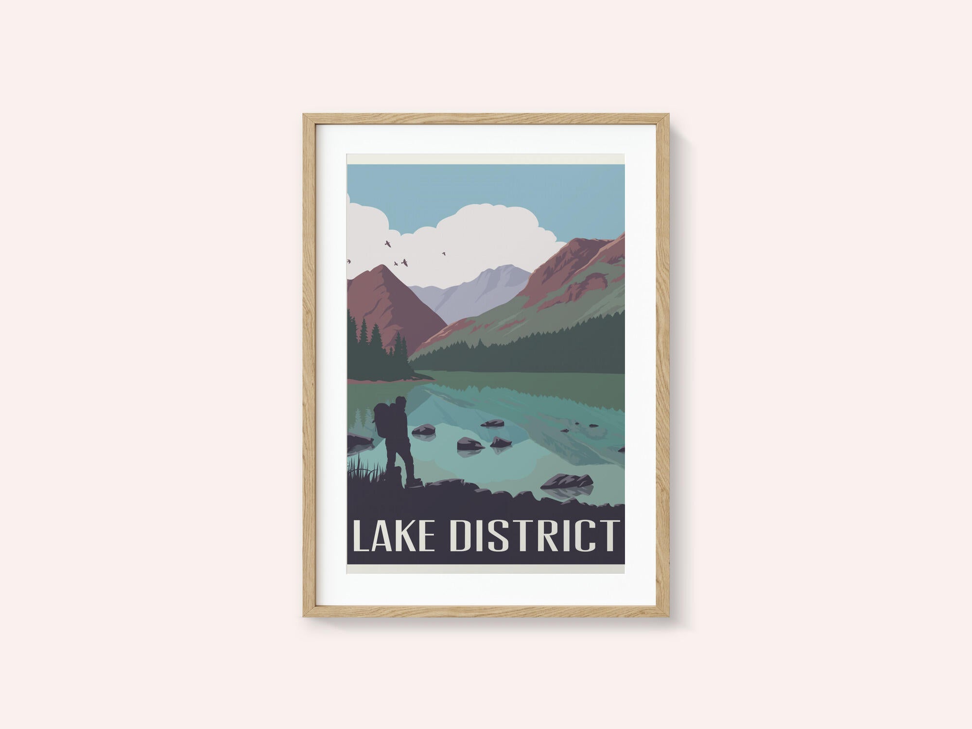 Lake District Travel Print
