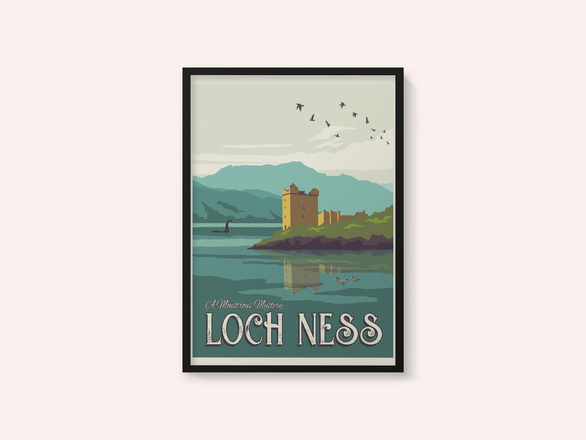 Loch Ness Travel Print