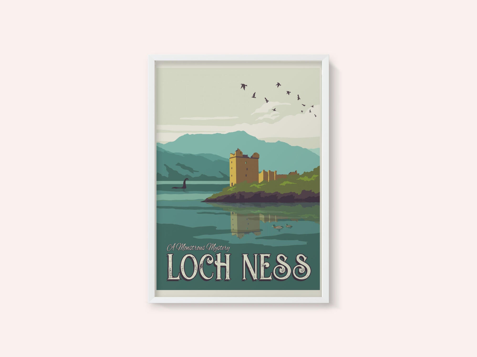 Loch Ness Travel Print