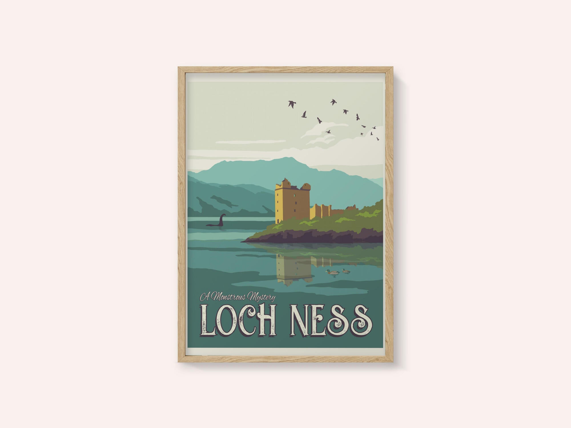 Loch Ness Travel Print