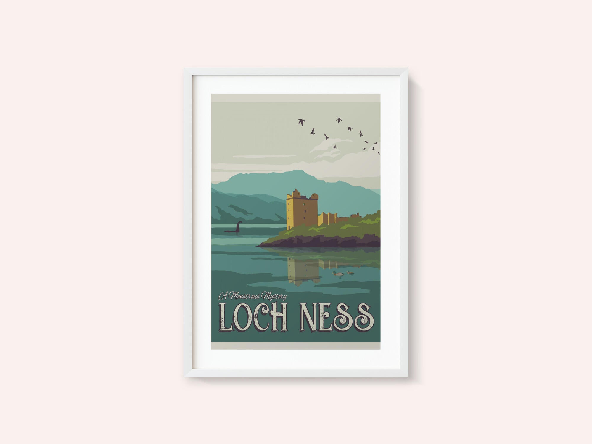 Loch Ness Travel Print