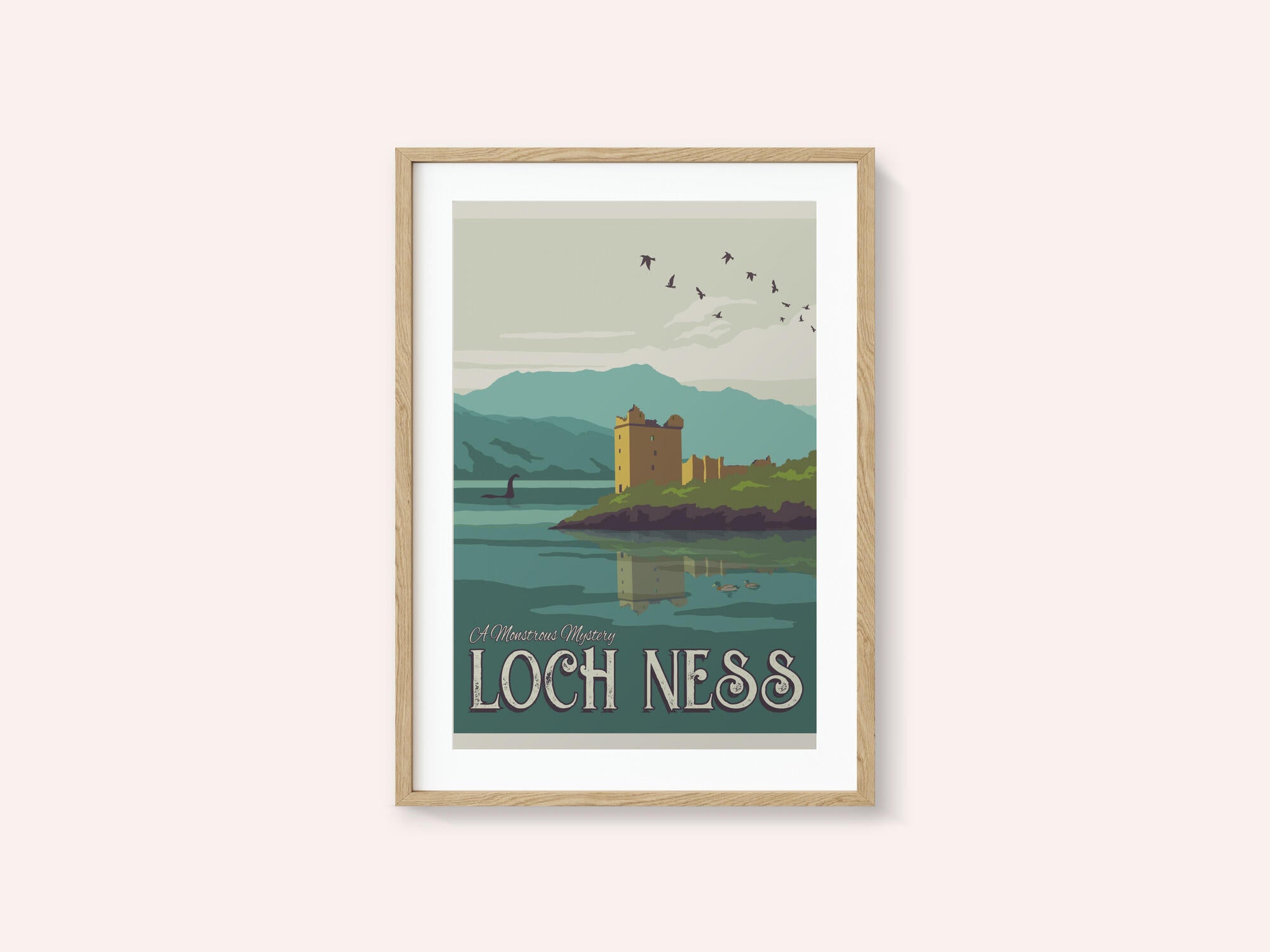 Loch Ness Travel Print