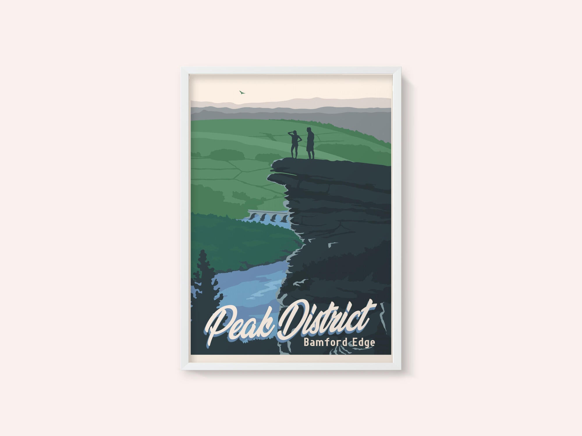 Peak District National Park Travel Print