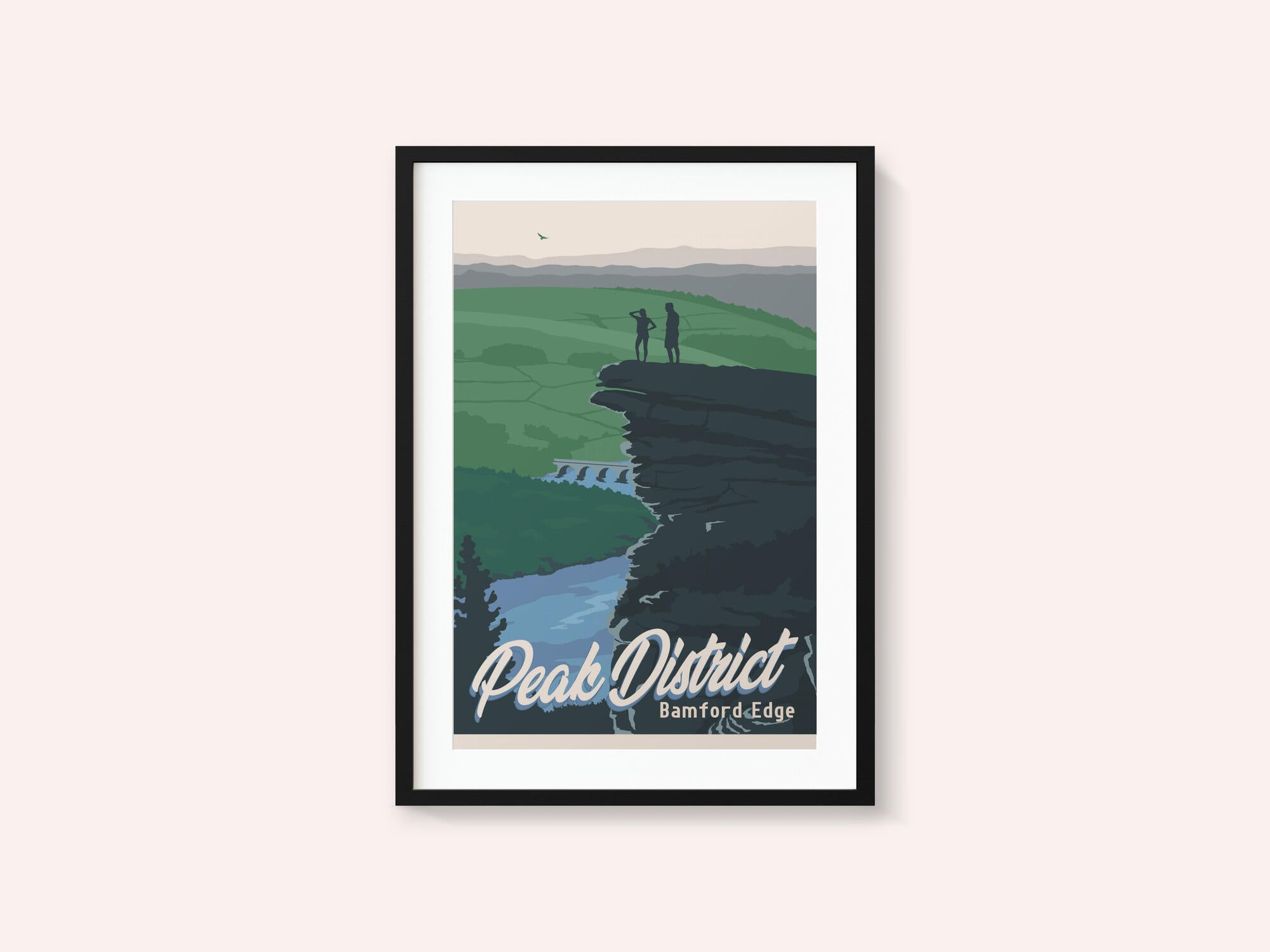 Peak District National Park Travel Print