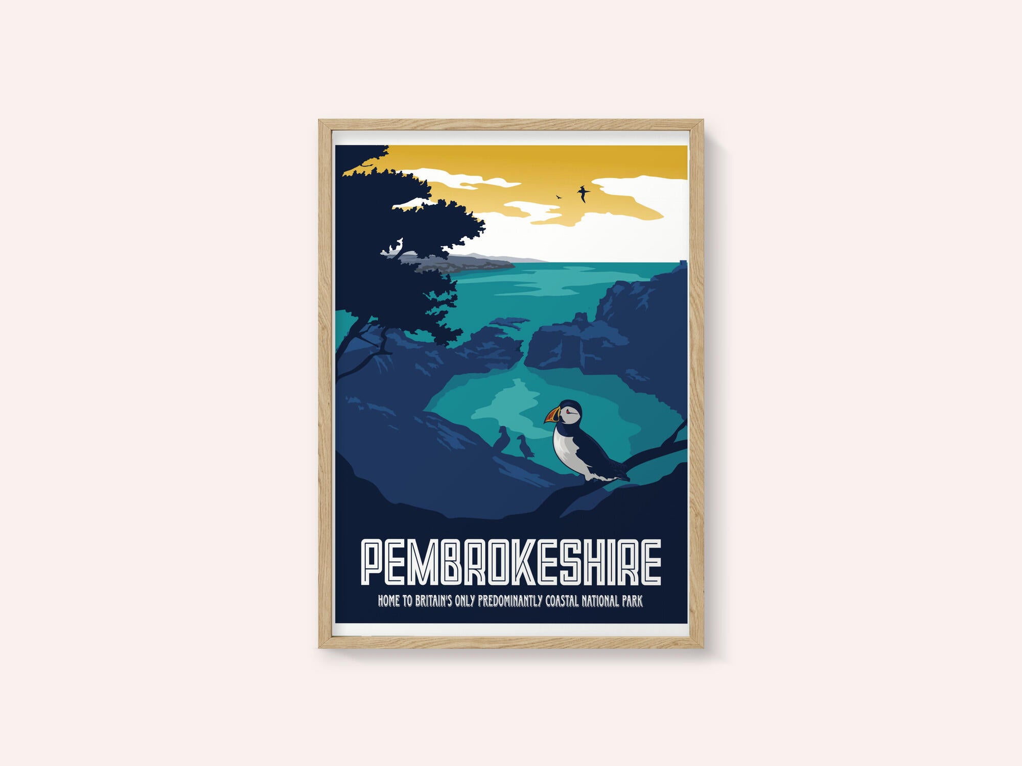 Pembrokeshire Travel Print