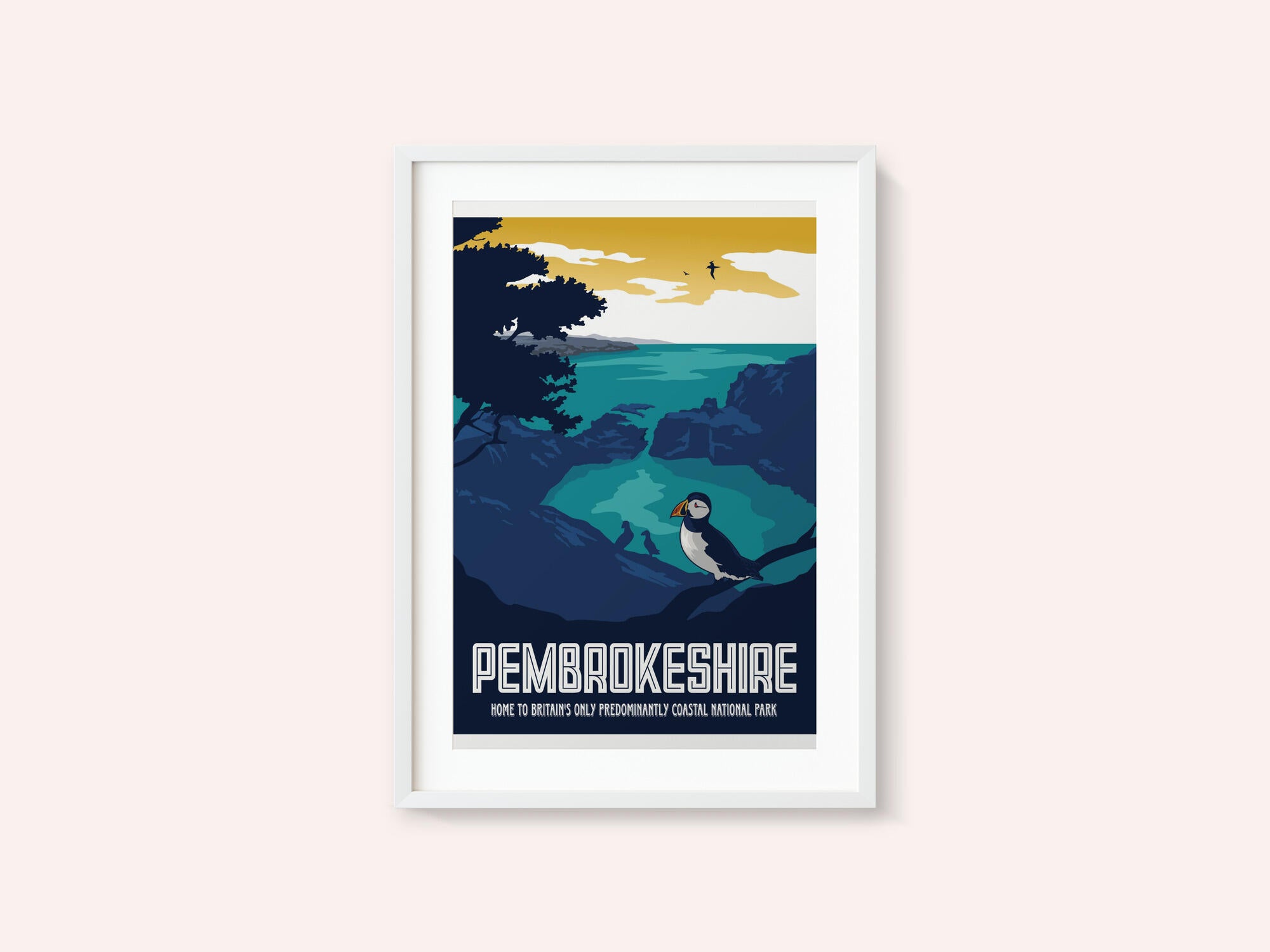 Pembrokeshire Travel Print