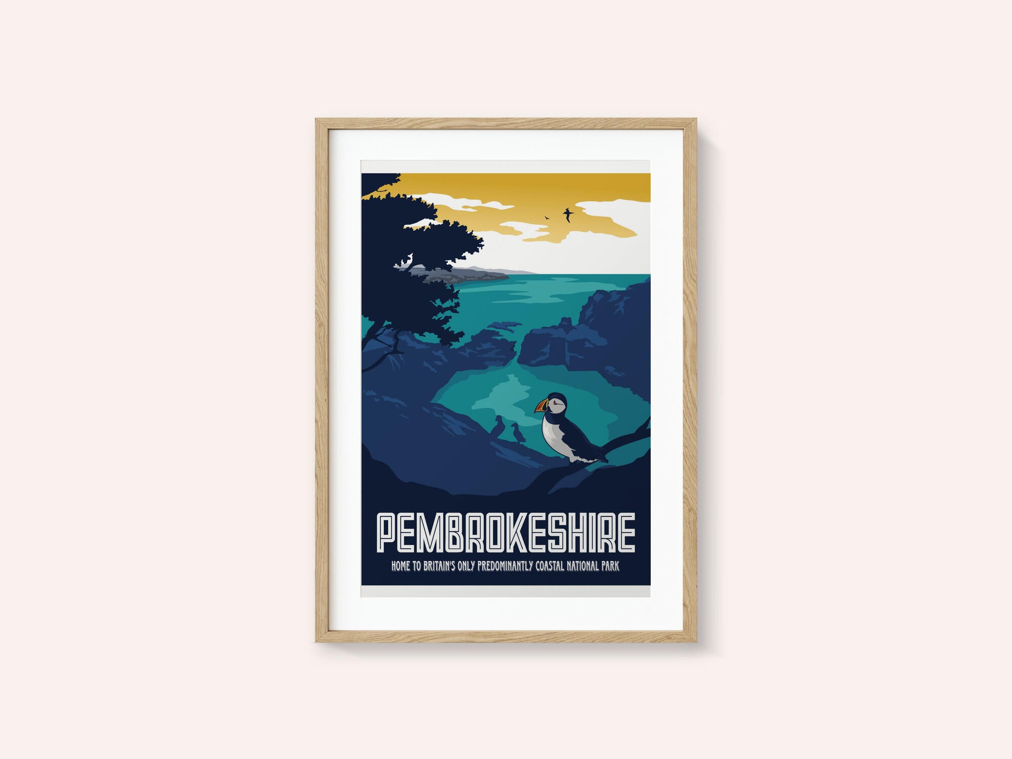 Pembrokeshire Travel Print