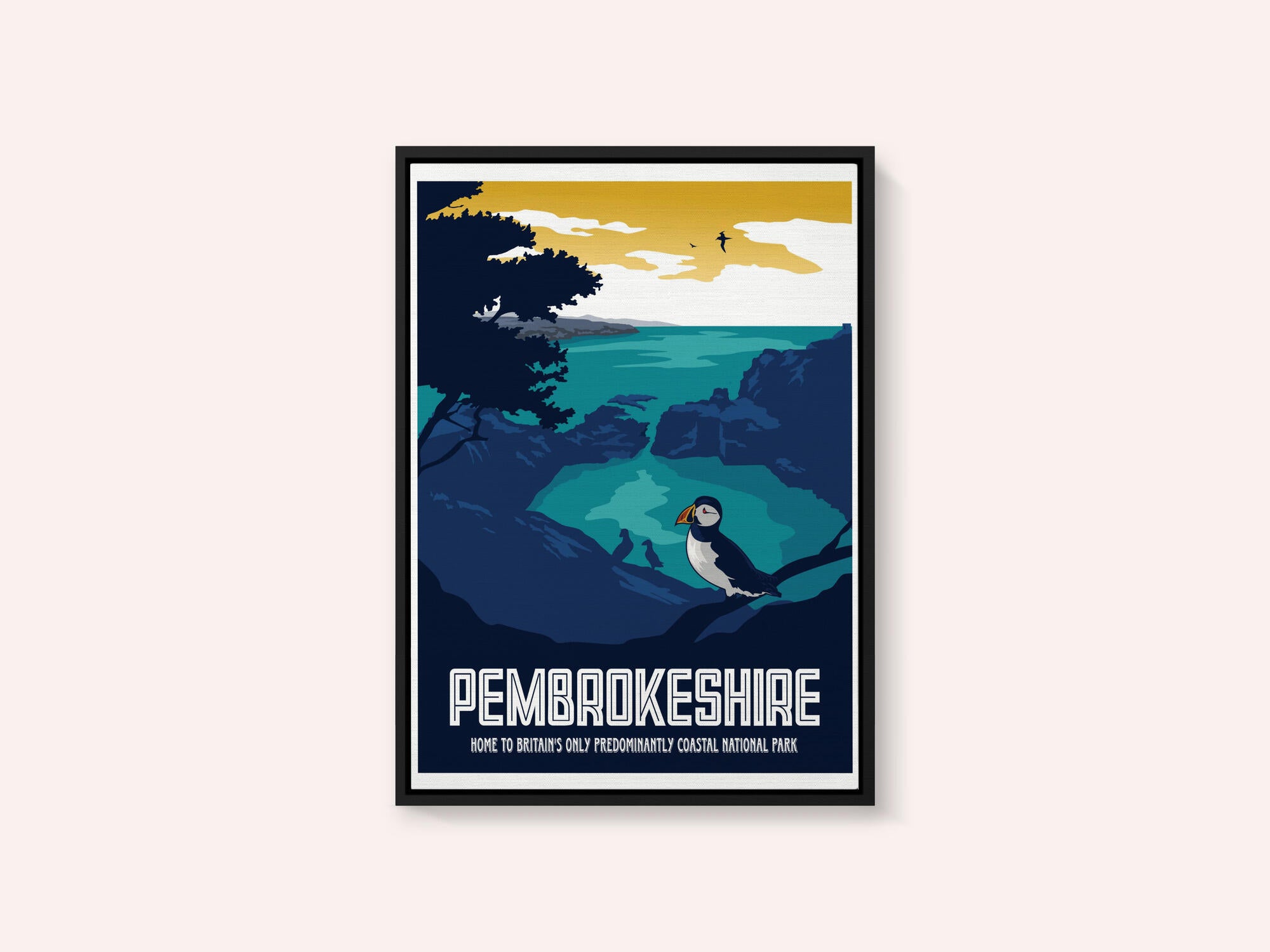 Pembrokeshire Travel Print