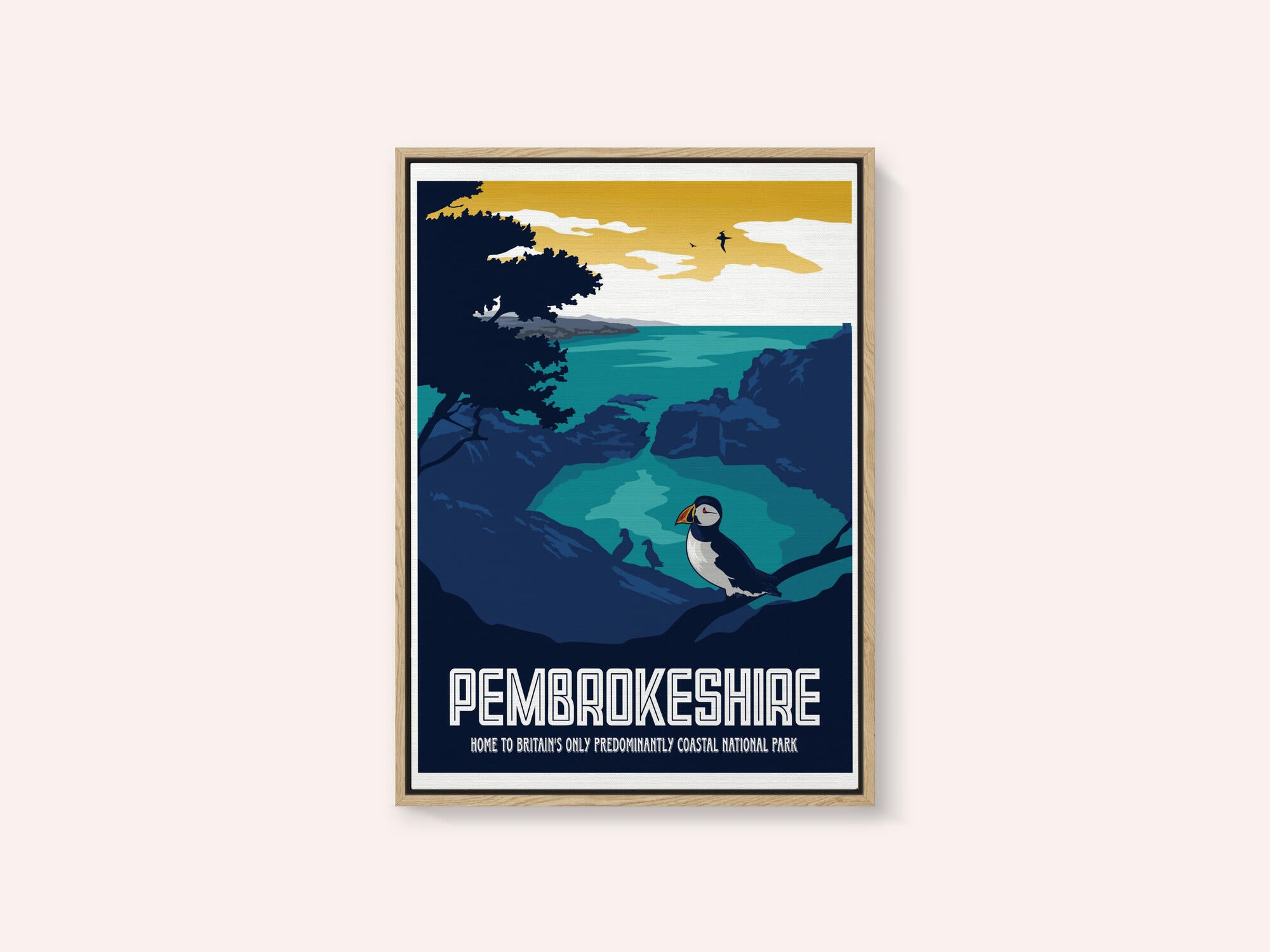 Pembrokeshire Travel Print