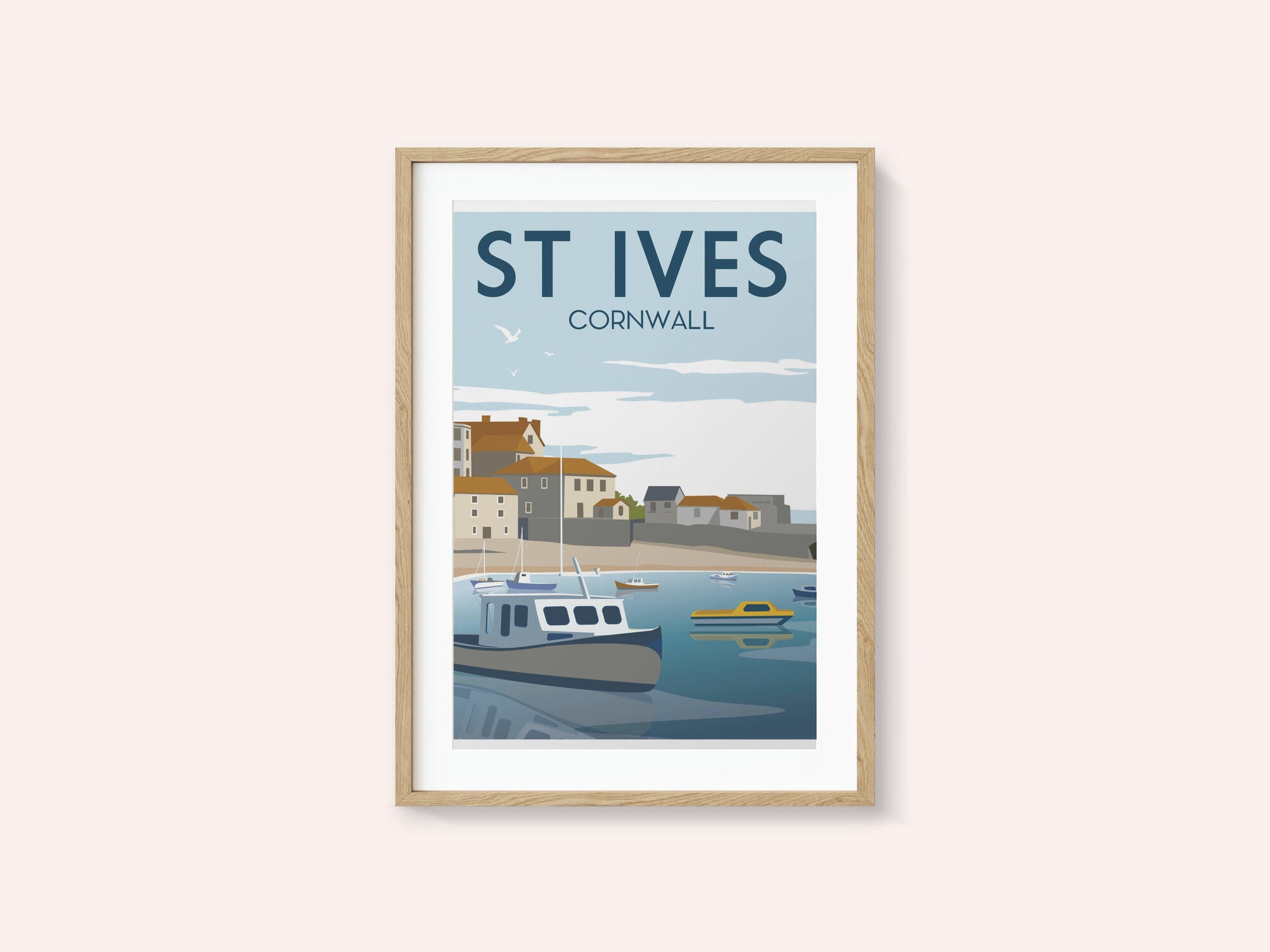St Ives Travel Print