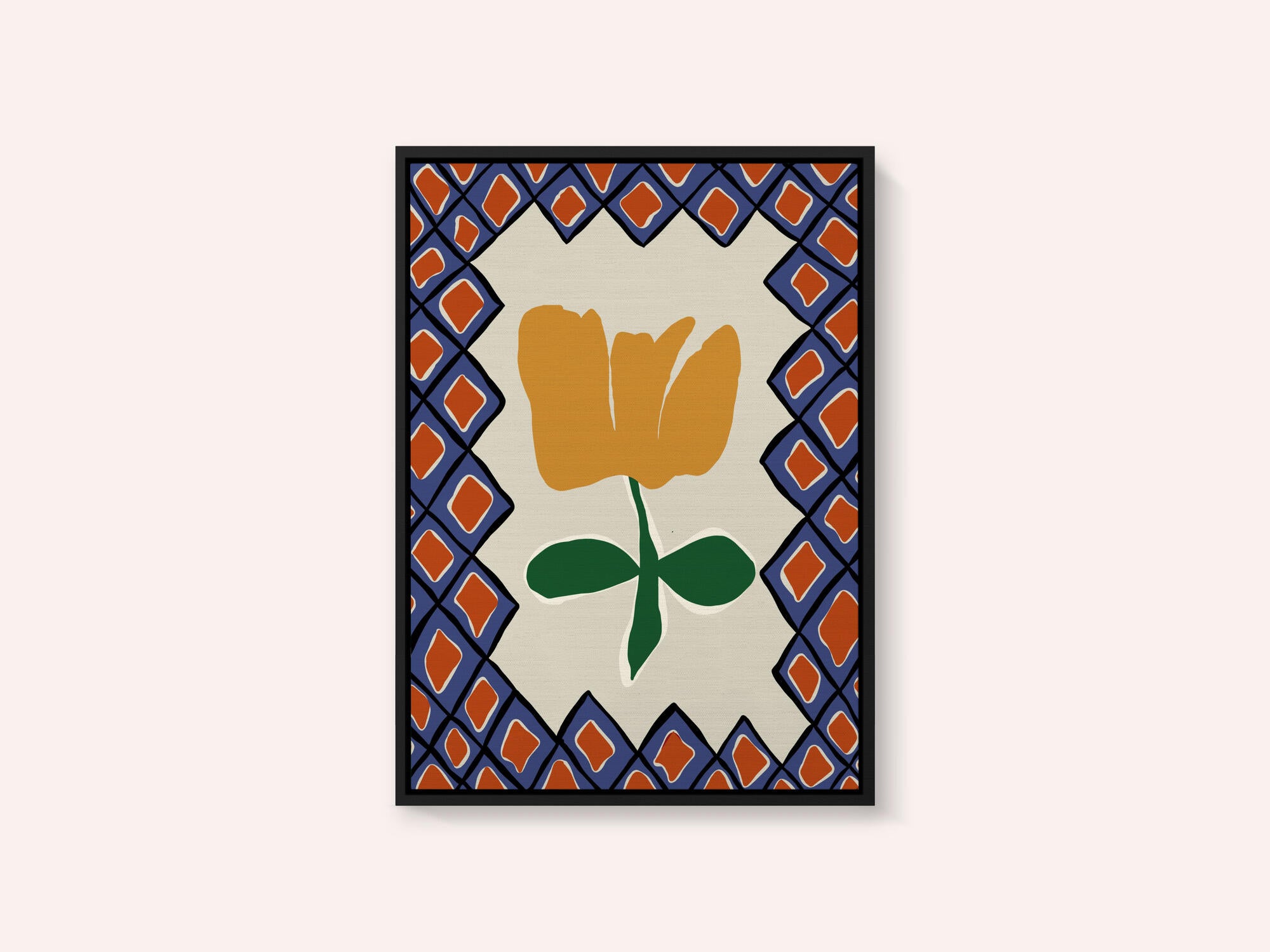 Petal plaid playtime II