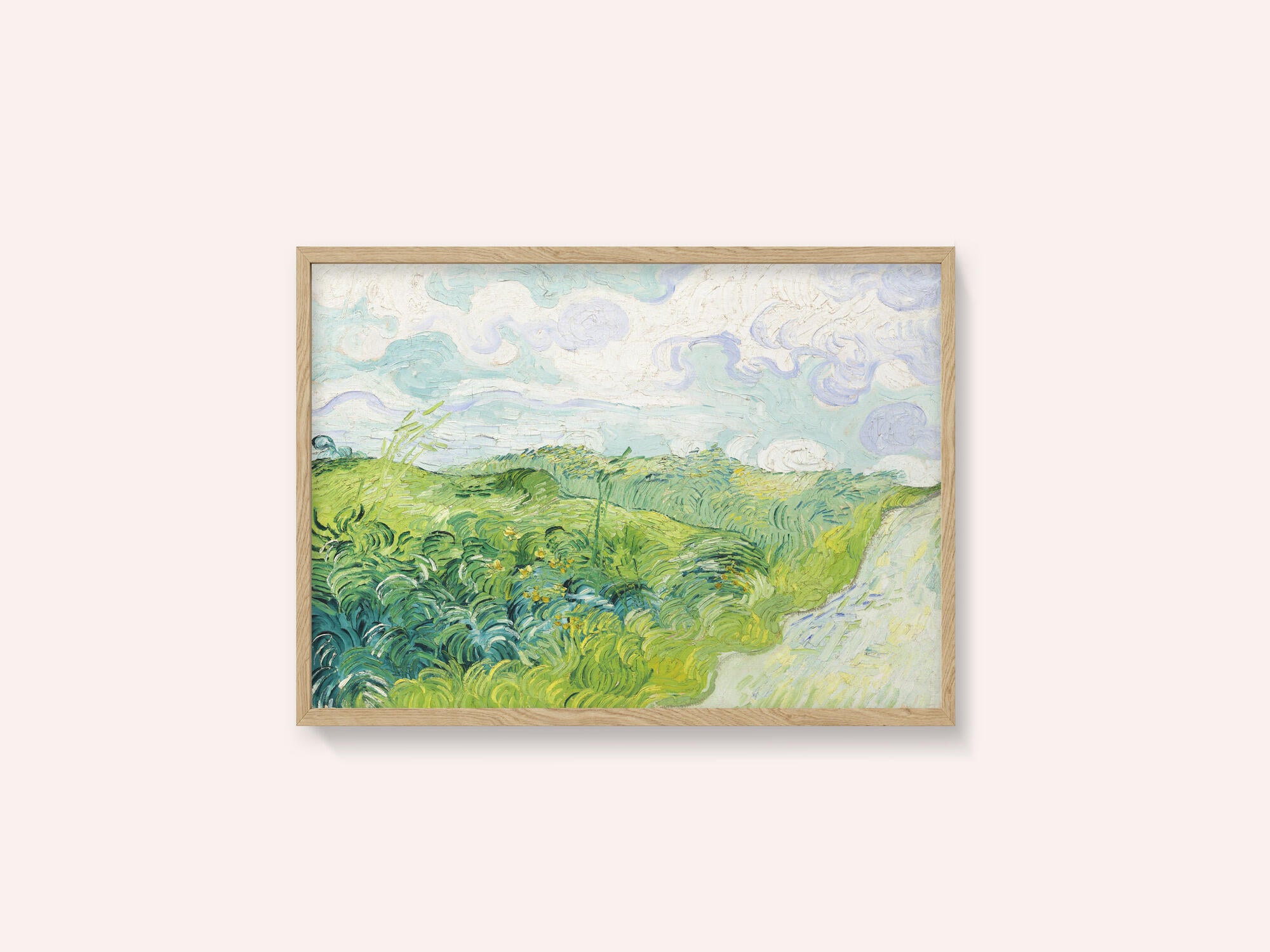 Green Wheat Fields, Auvers (1890) By Vincent Van Gogh