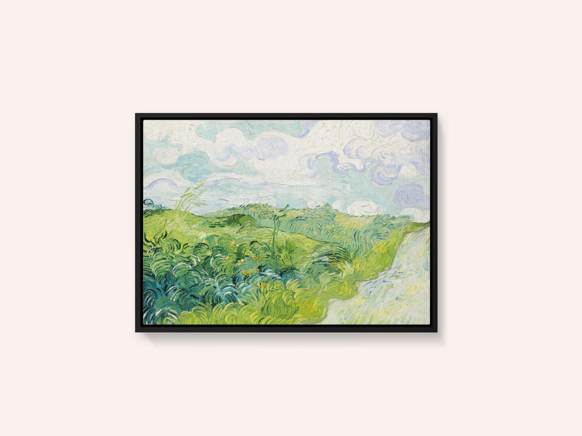 Green Wheat Fields, Auvers (1890) By Vincent Van Gogh