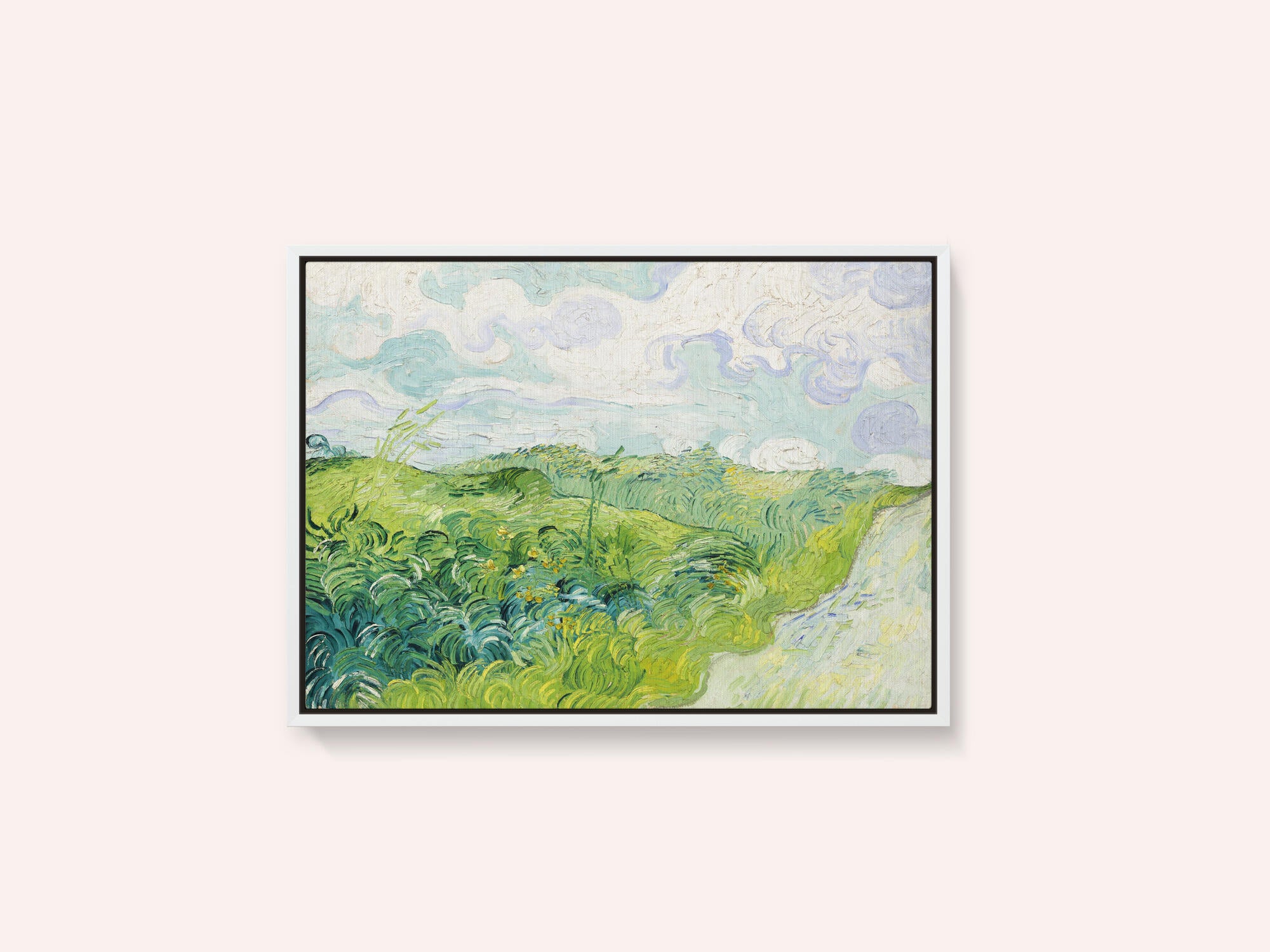 Green Wheat Fields, Auvers (1890) By Vincent Van Gogh