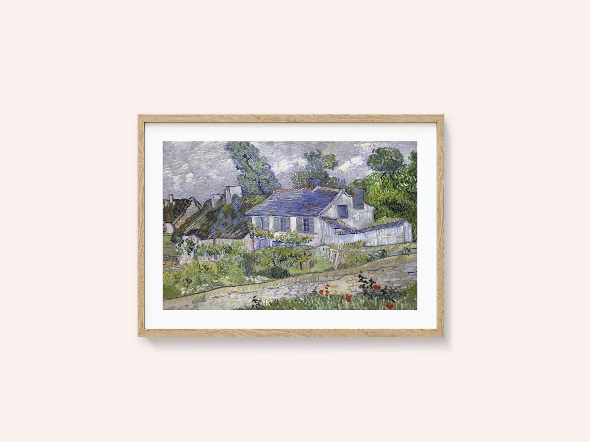 Vincent Van Gogh's Houses At Auvers (1890) Famous