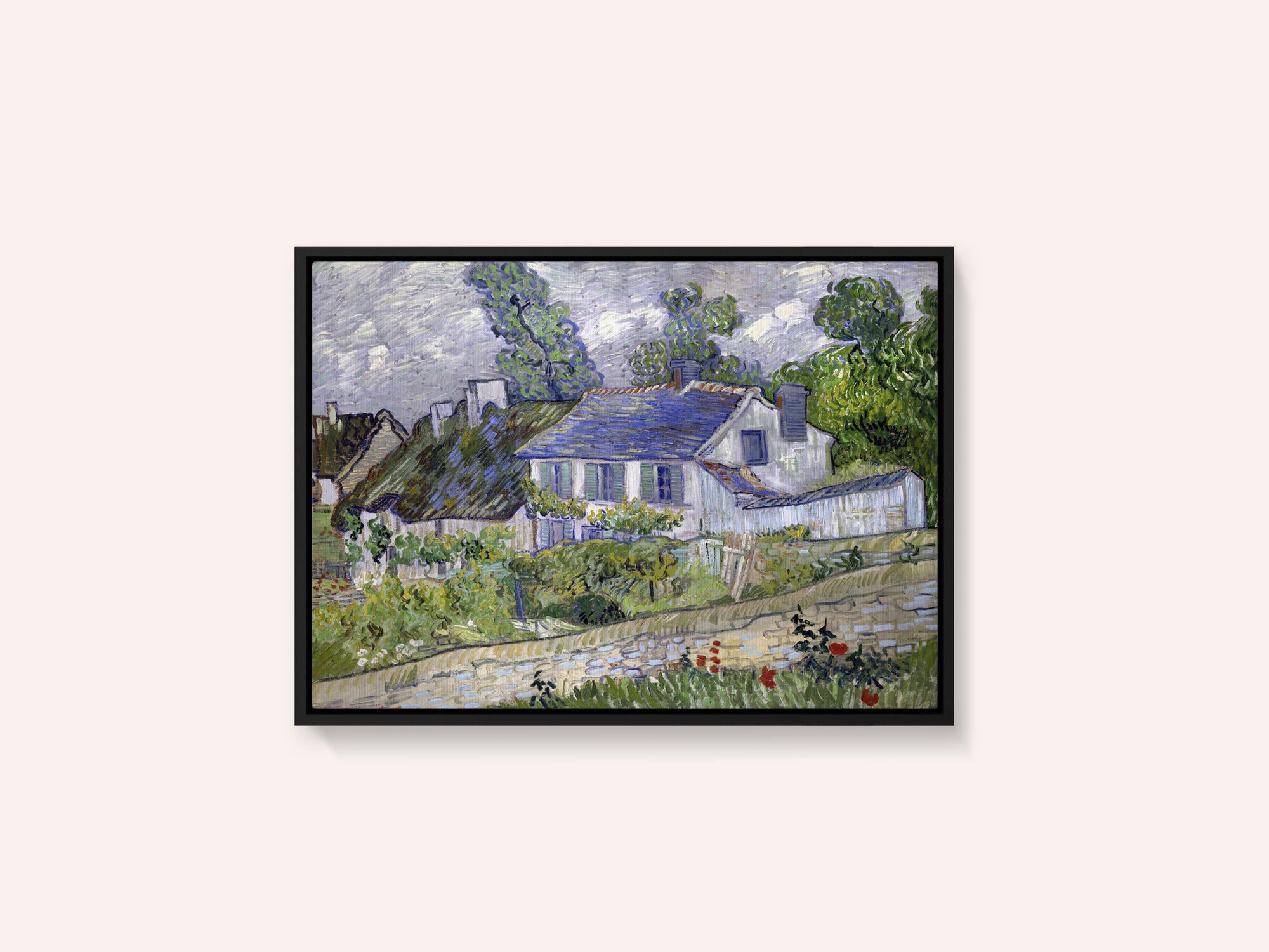 Vincent Van Gogh's Houses At Auvers (1890) Famous