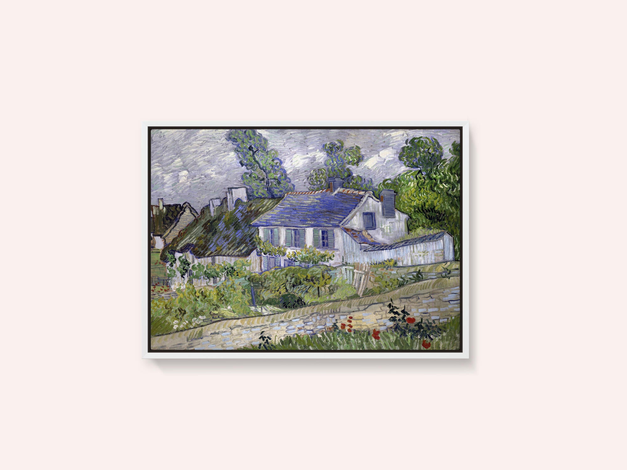Vincent Van Gogh's Houses At Auvers (1890) Famous