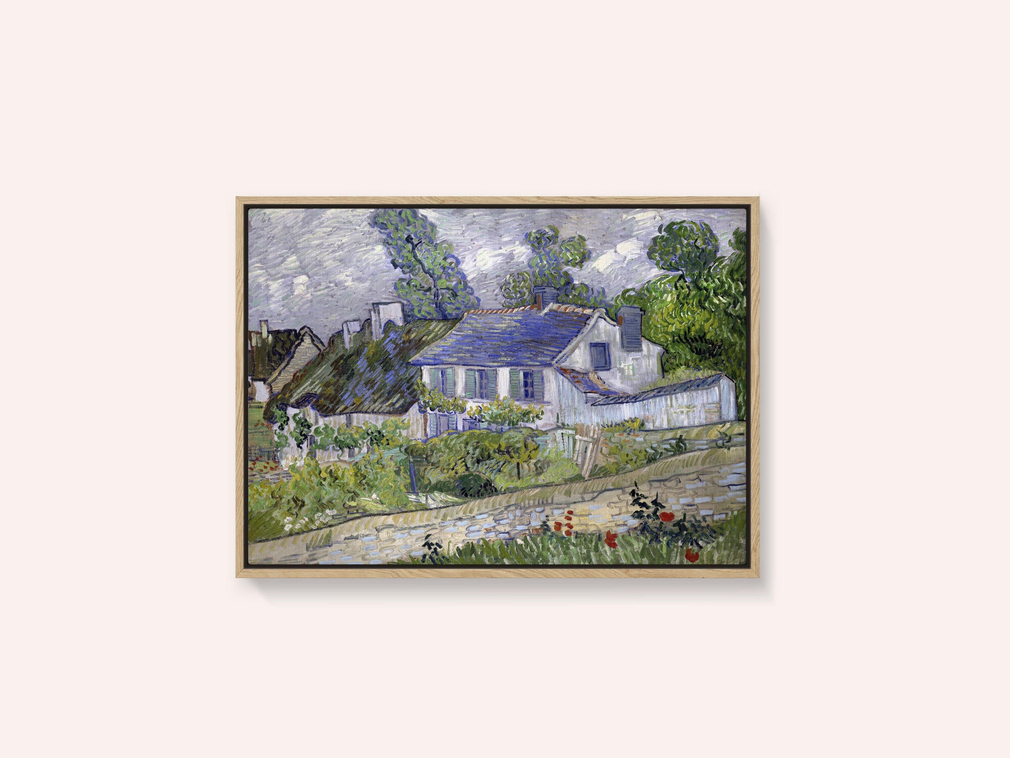 Vincent Van Gogh's Houses At Auvers (1890) Famous