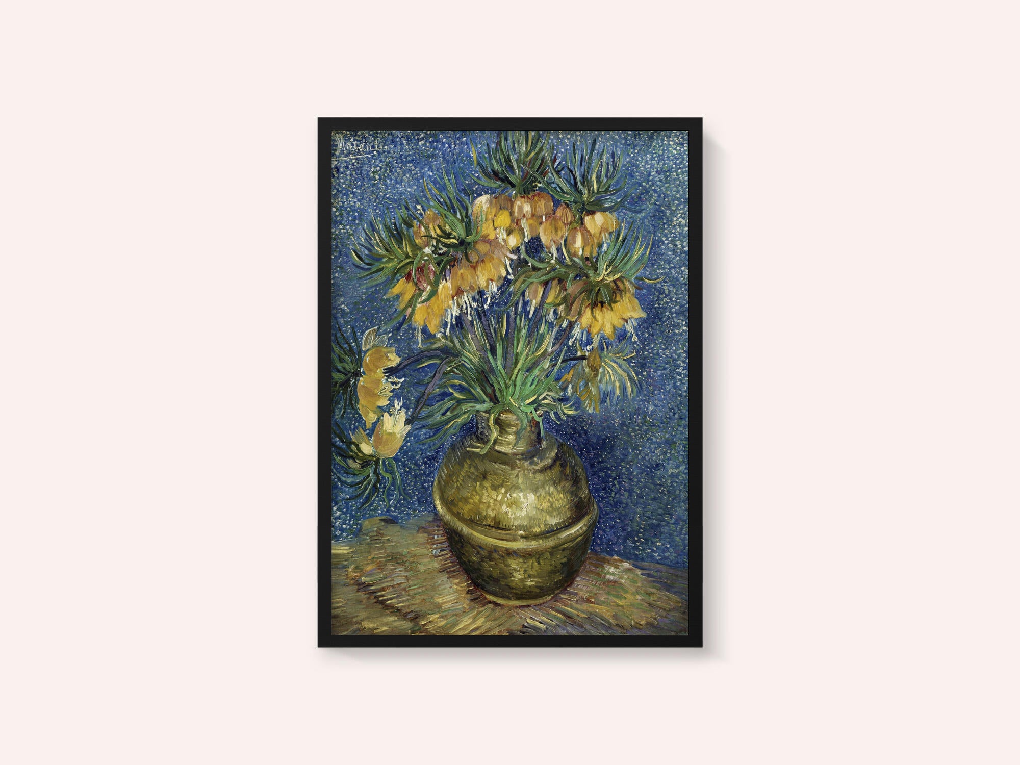 Vincent Van Gogh's Imperial Fritillaries In a Copper Vase (1887)