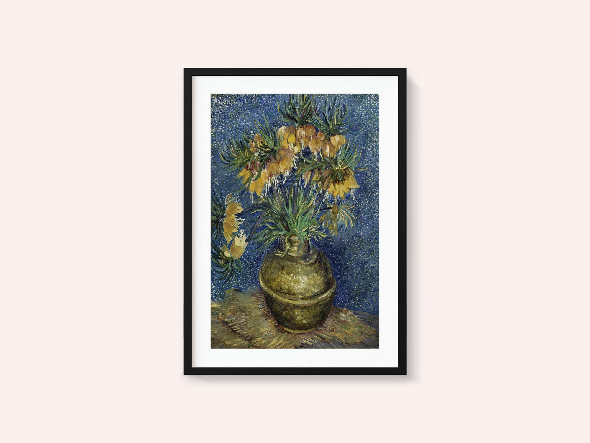 Vincent Van Gogh's Imperial Fritillaries In a Copper Vase (1887)
