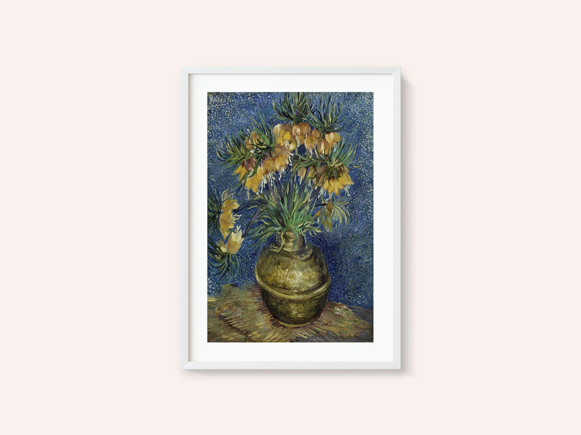 Vincent Van Gogh's Imperial Fritillaries In a Copper Vase (1887)