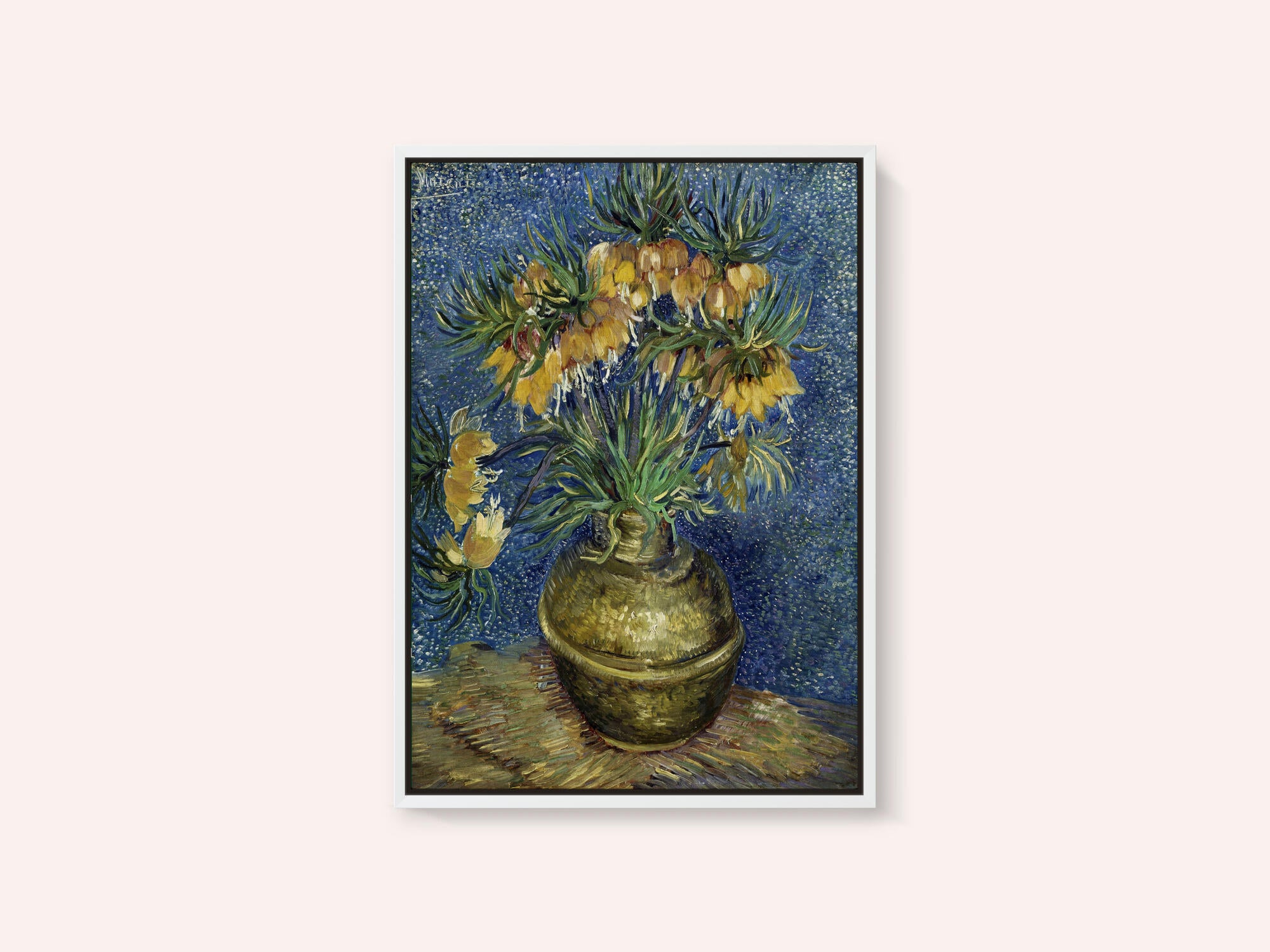 Vincent Van Gogh's Imperial Fritillaries In a Copper Vase (1887)