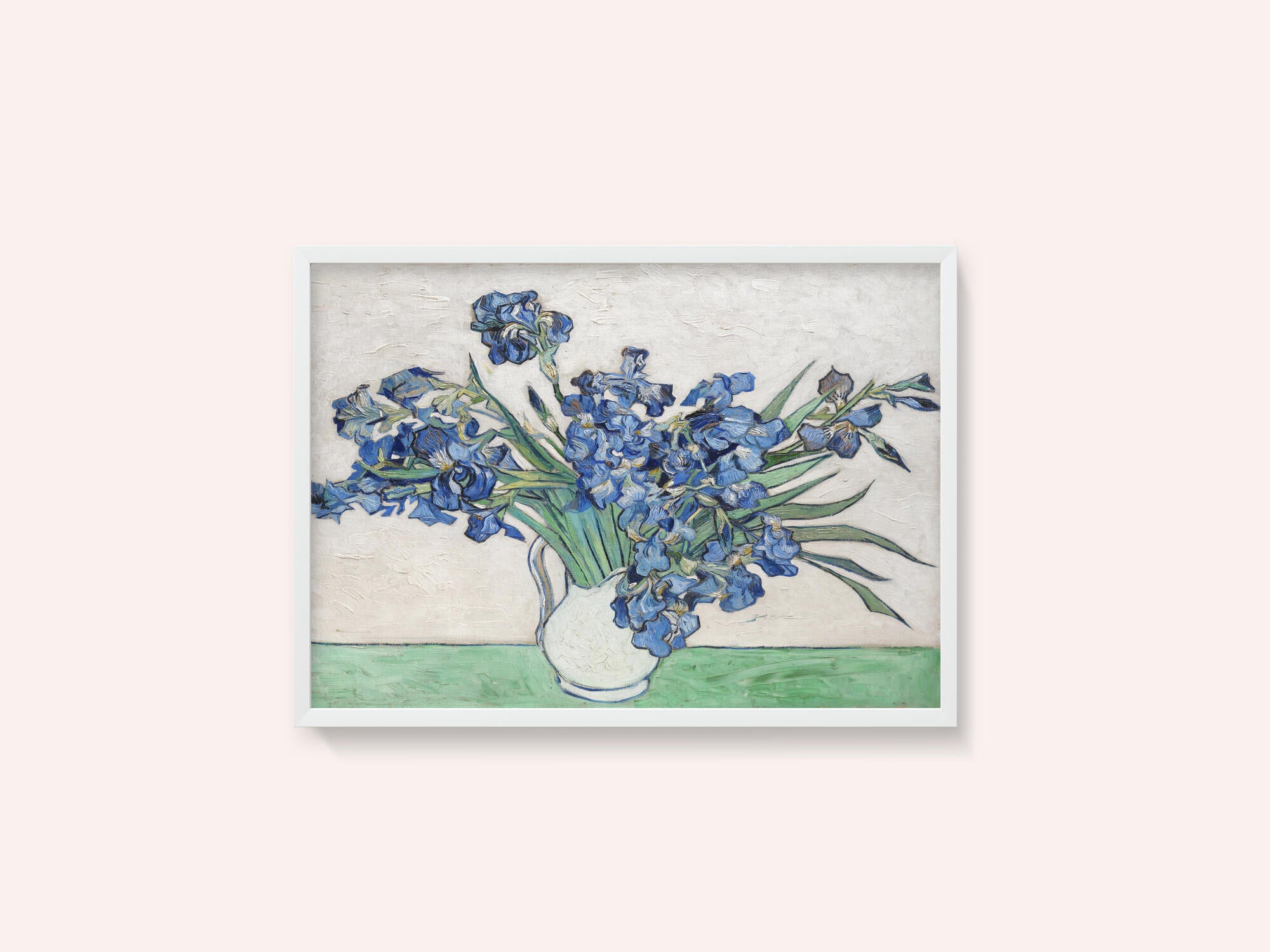 Vincent Van Gogh's Irises (1890).