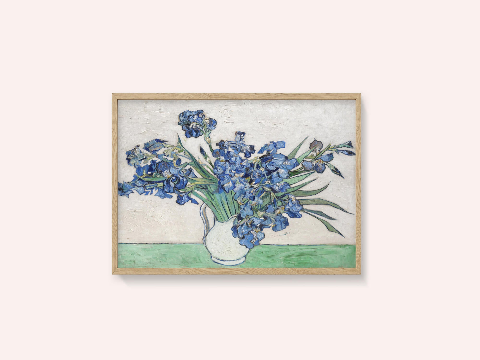 Vincent Van Gogh's Irises (1890).