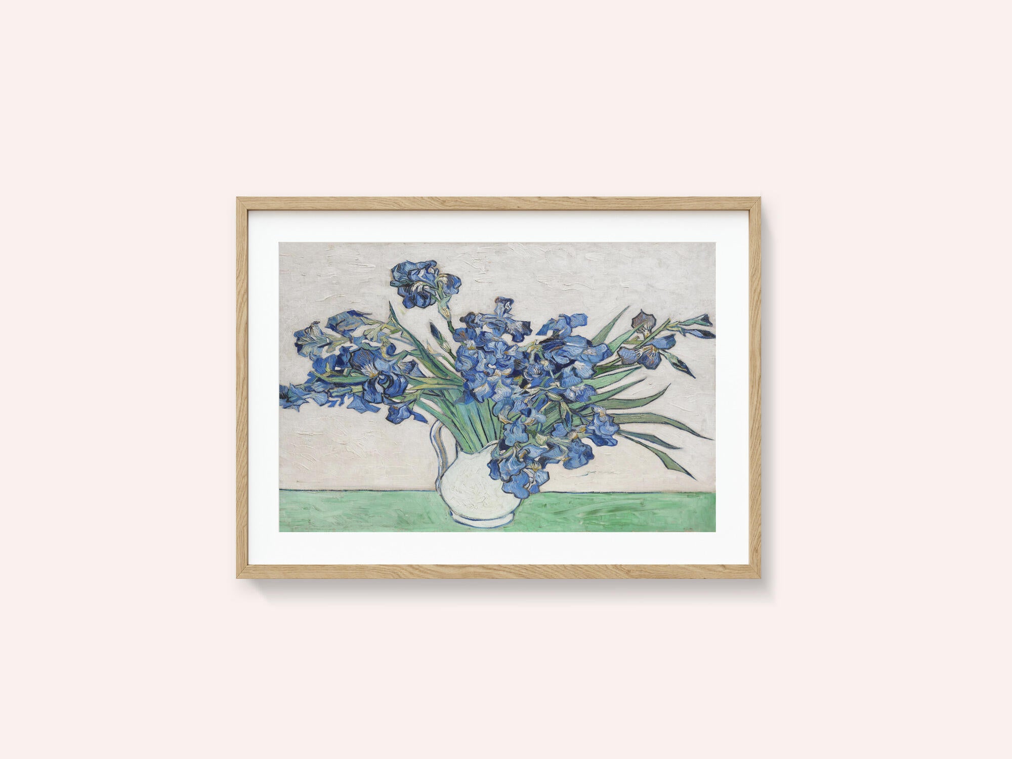 Vincent Van Gogh's Irises (1890).