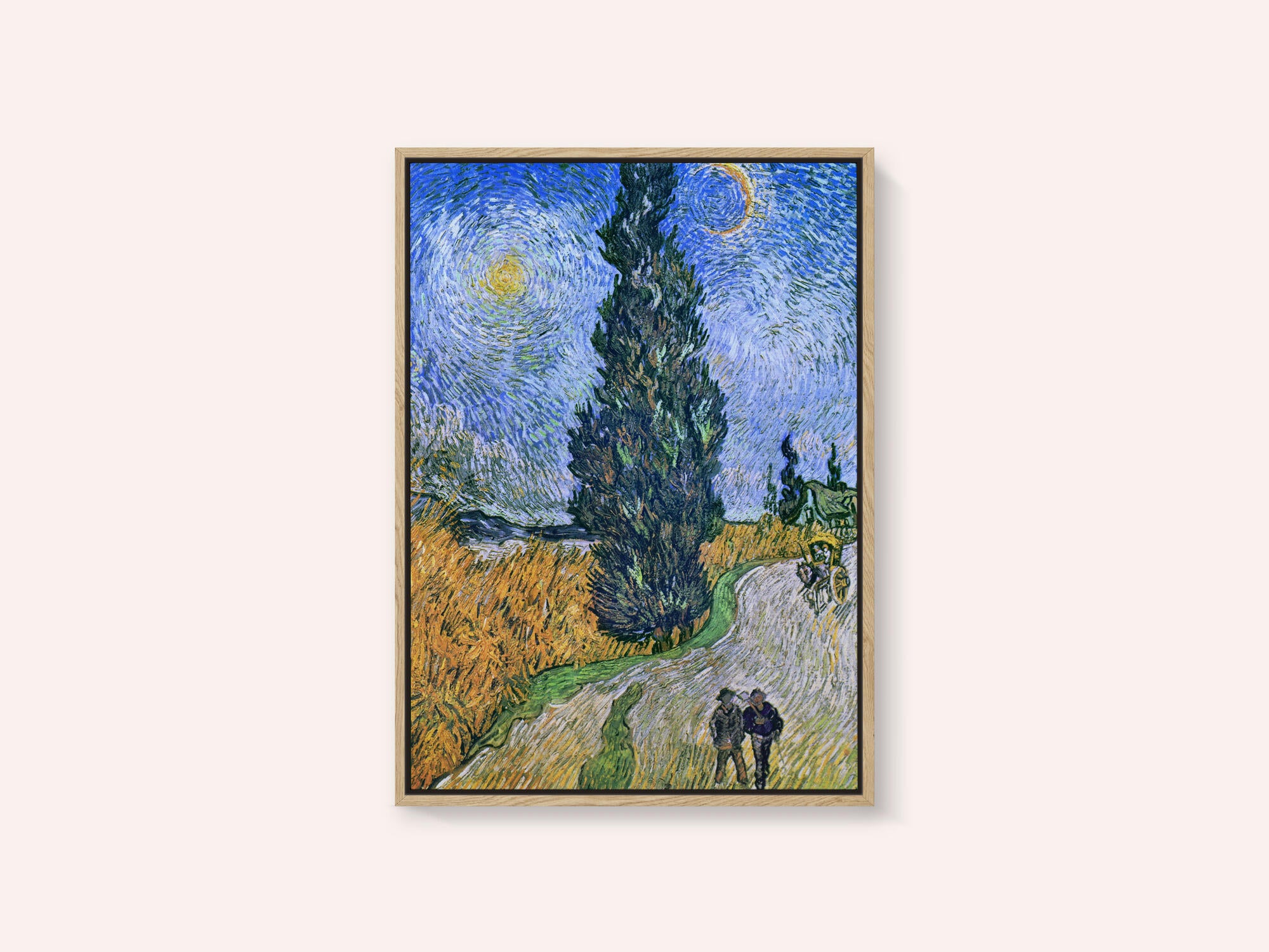 Vincent Van Gogh's Road With Cypress and Star 1890