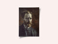 Vincent Van Gogh's Self Portrait With Pipe (1886)