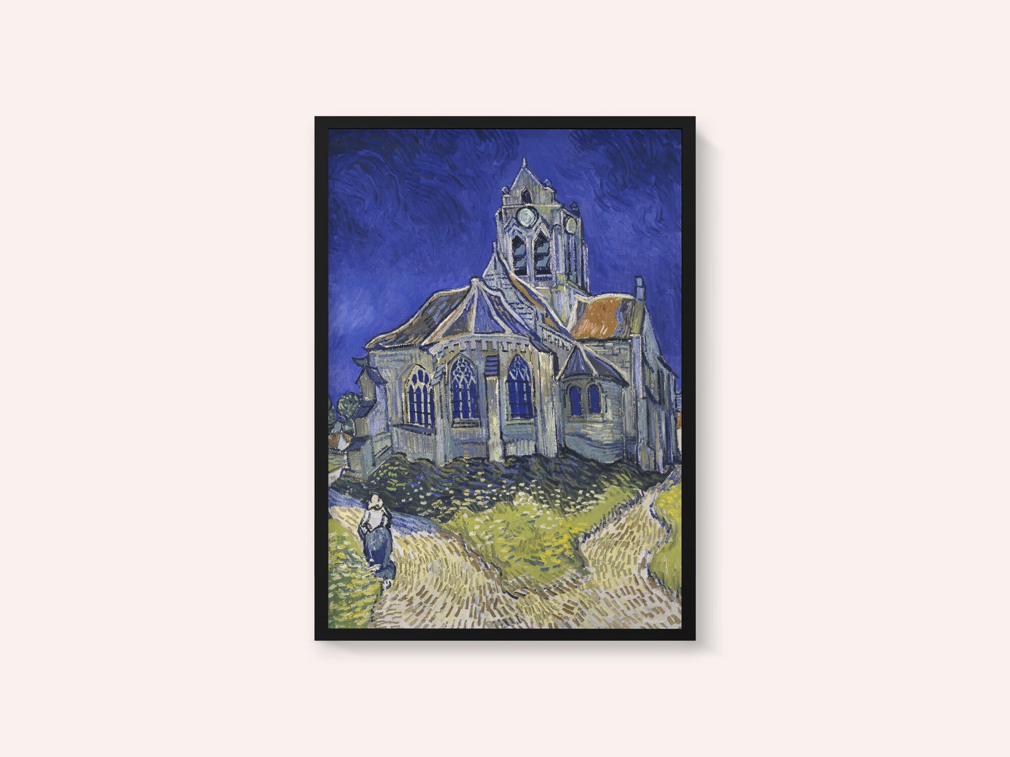 Vincent Van Gogh's the Church At Auvers (1890)