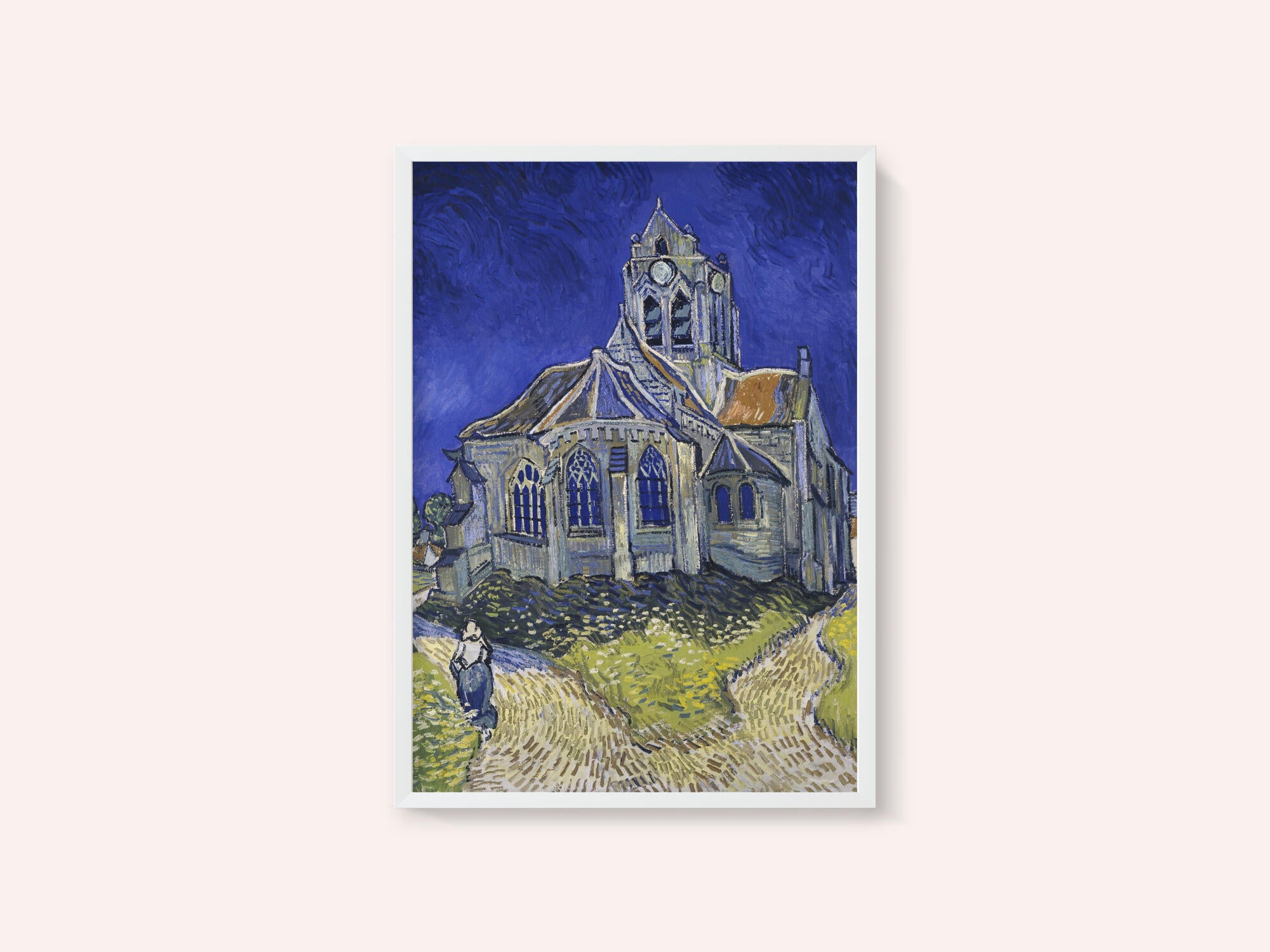 Vincent Van Gogh's the Church At Auvers (1890)