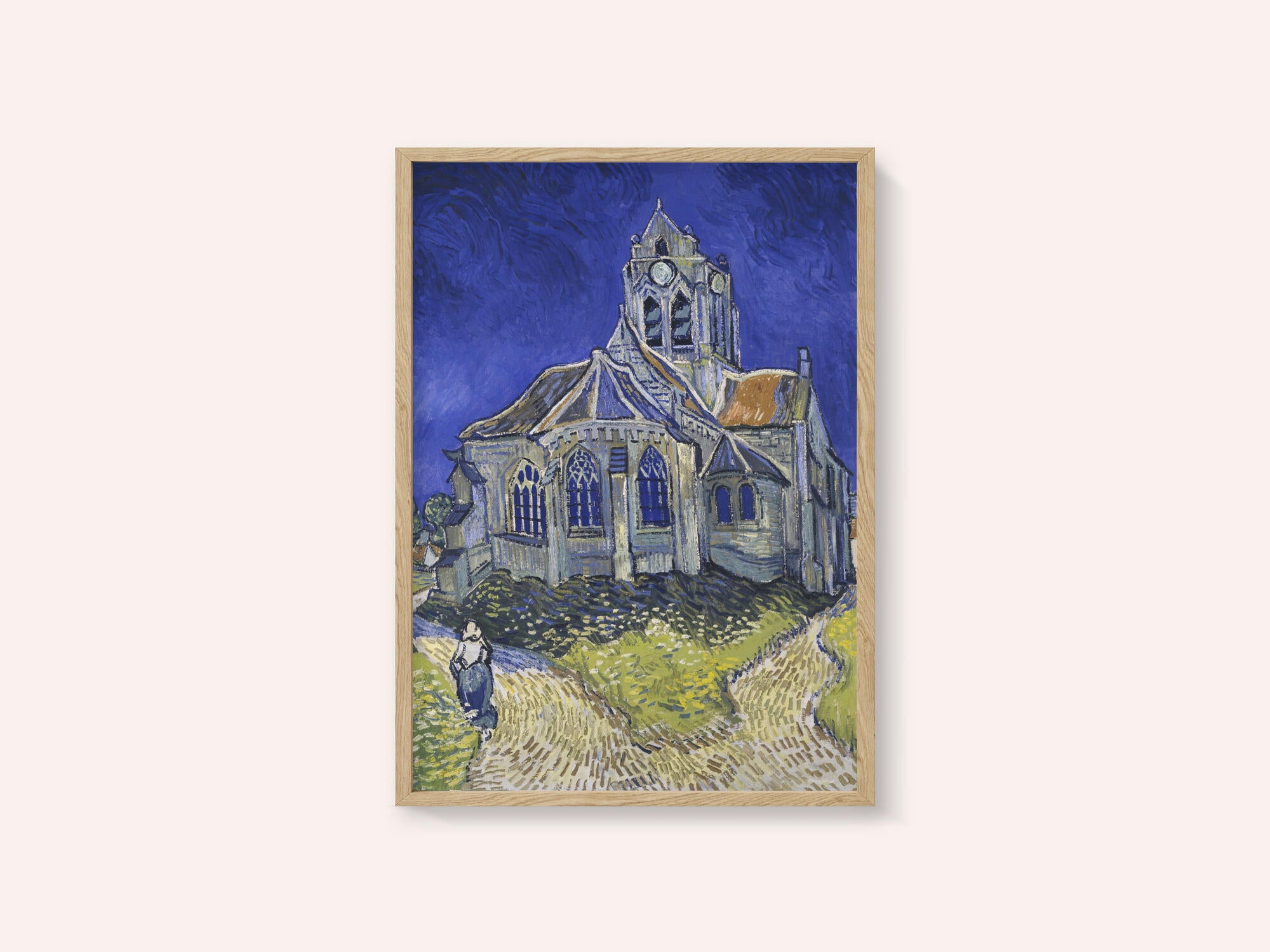 Vincent Van Gogh's the Church At Auvers (1890)