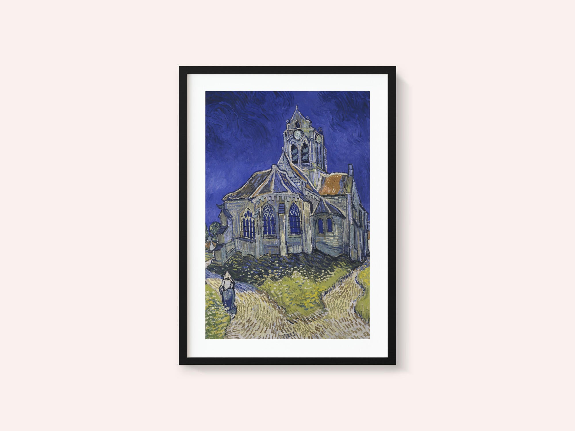 Vincent Van Gogh's the Church At Auvers (1890)