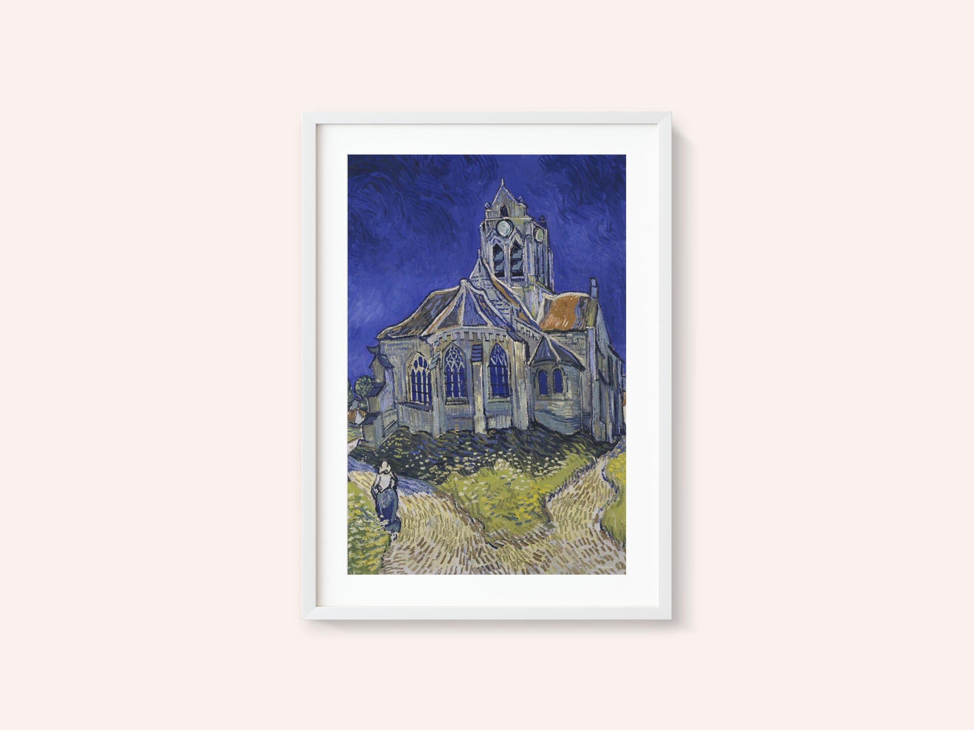 Vincent Van Gogh's the Church At Auvers (1890)