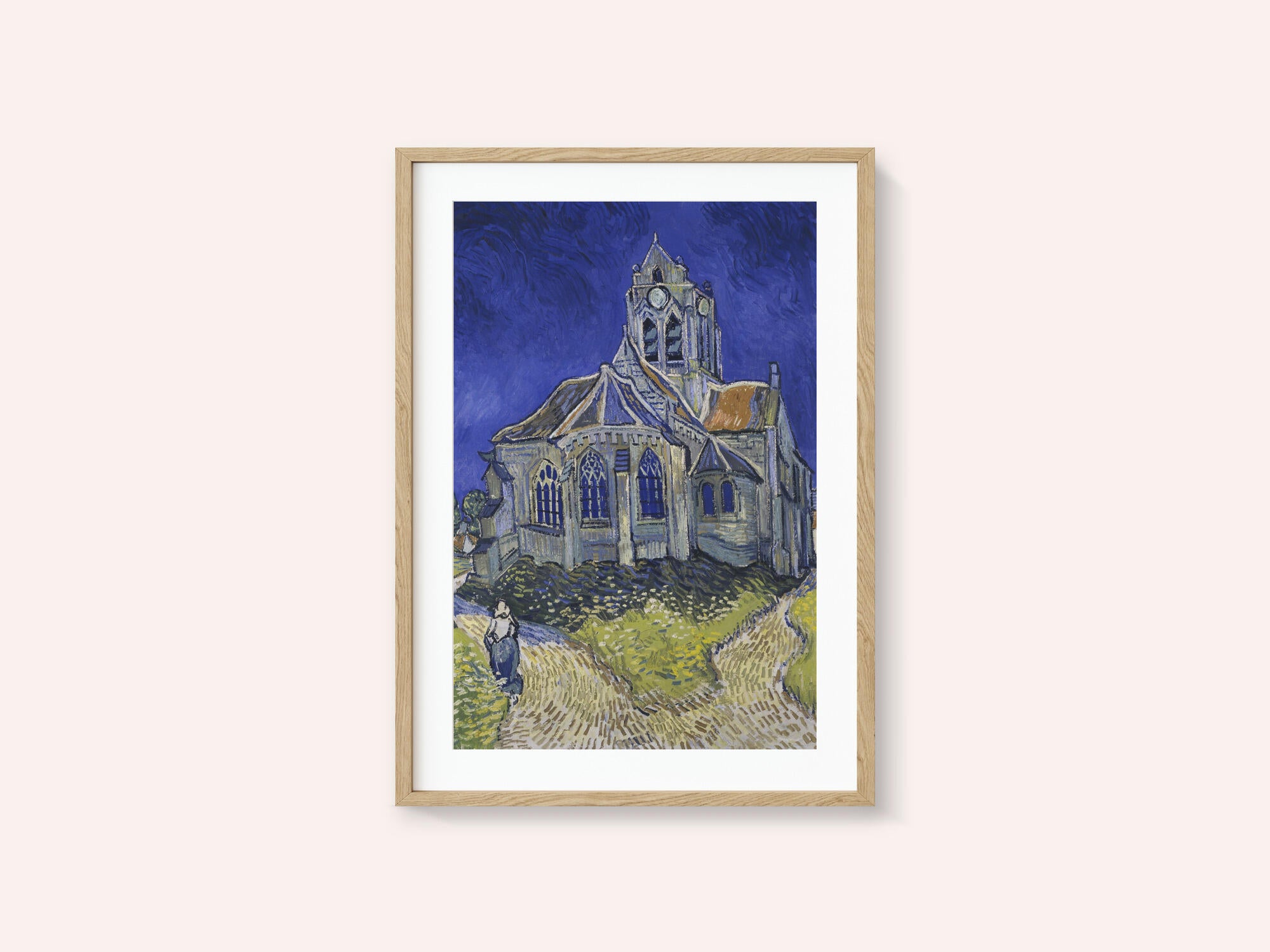 Vincent Van Gogh's the Church At Auvers (1890)