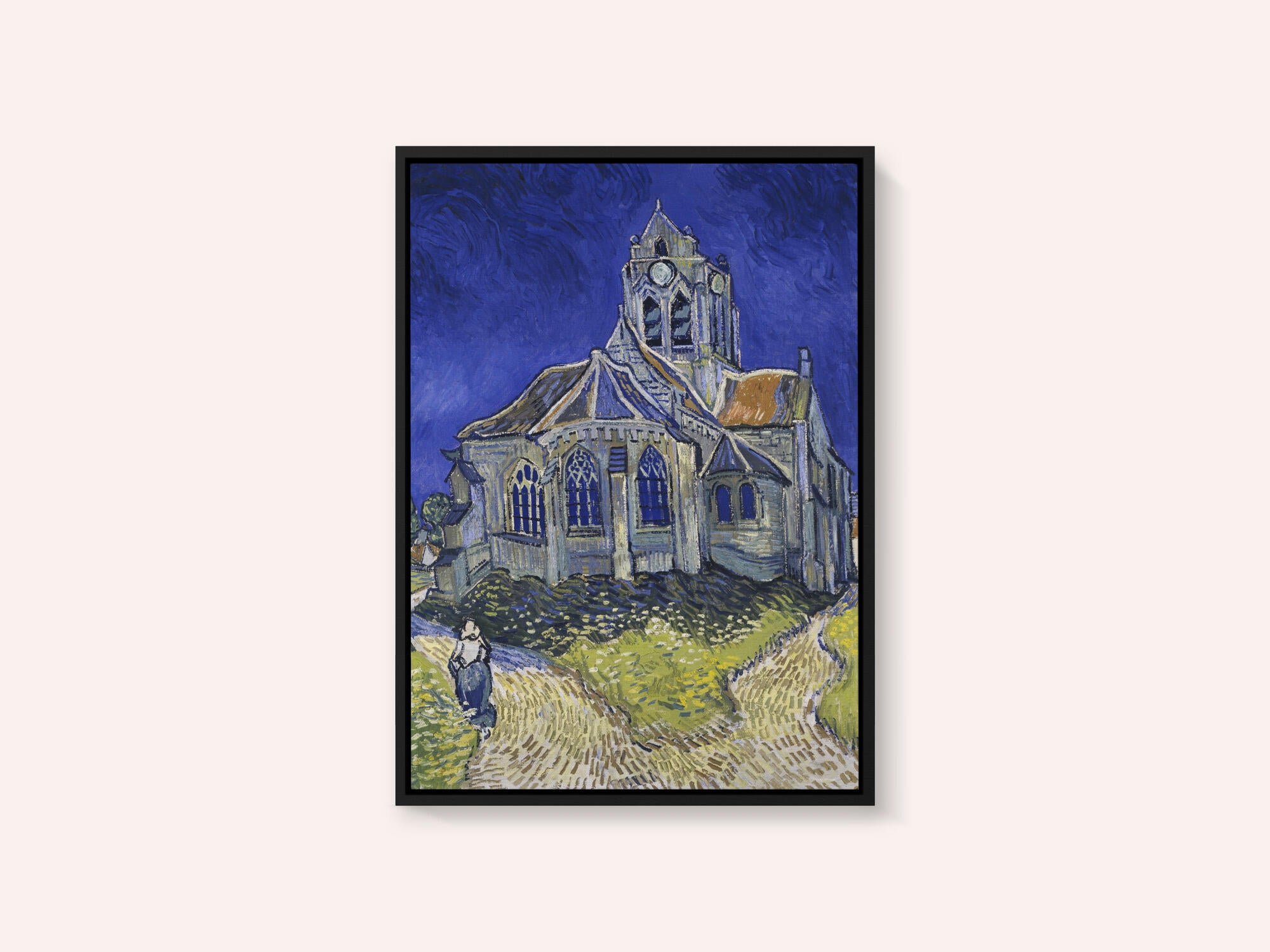 Vincent Van Gogh's the Church At Auvers (1890)