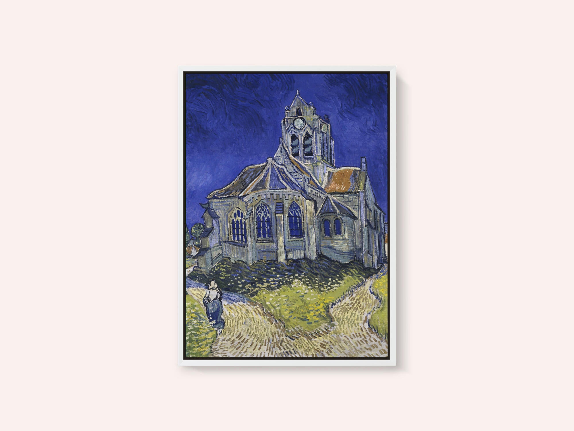 Vincent Van Gogh's the Church At Auvers (1890)
