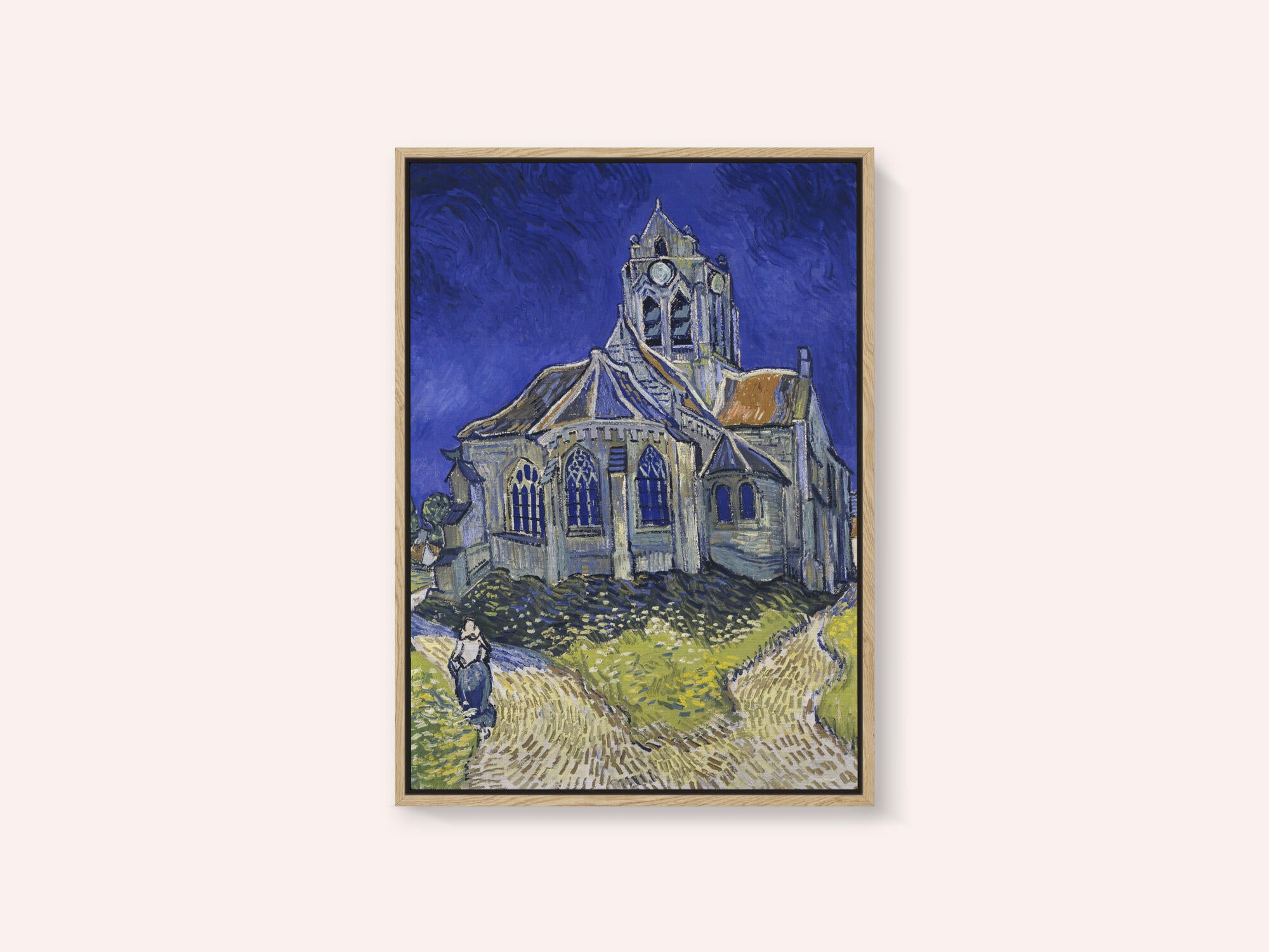 Vincent Van Gogh's the Church At Auvers (1890)
