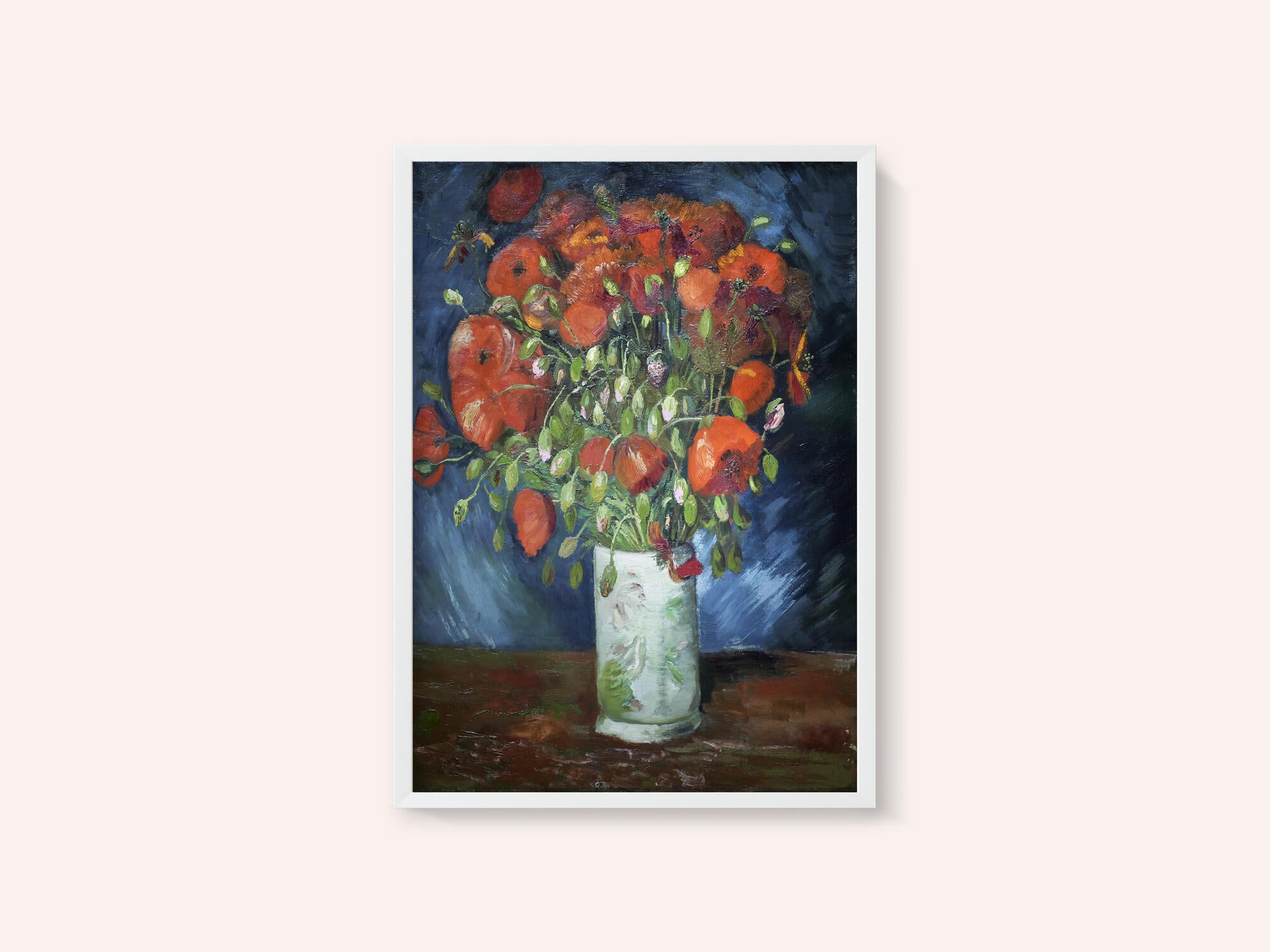 Vincent Van Gogh's Vase With Poppies (1886)