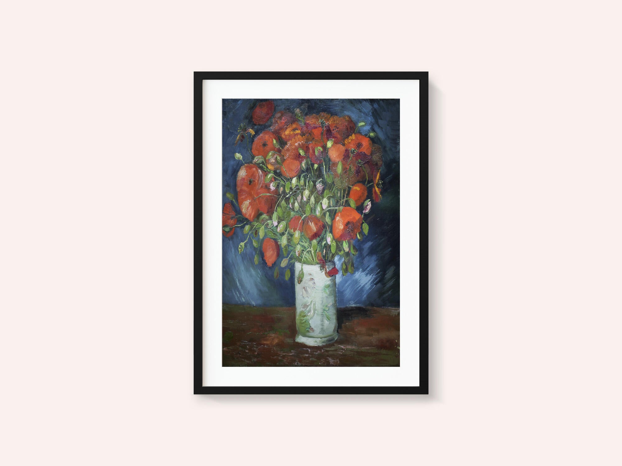 Vincent Van Gogh's Vase With Poppies (1886)