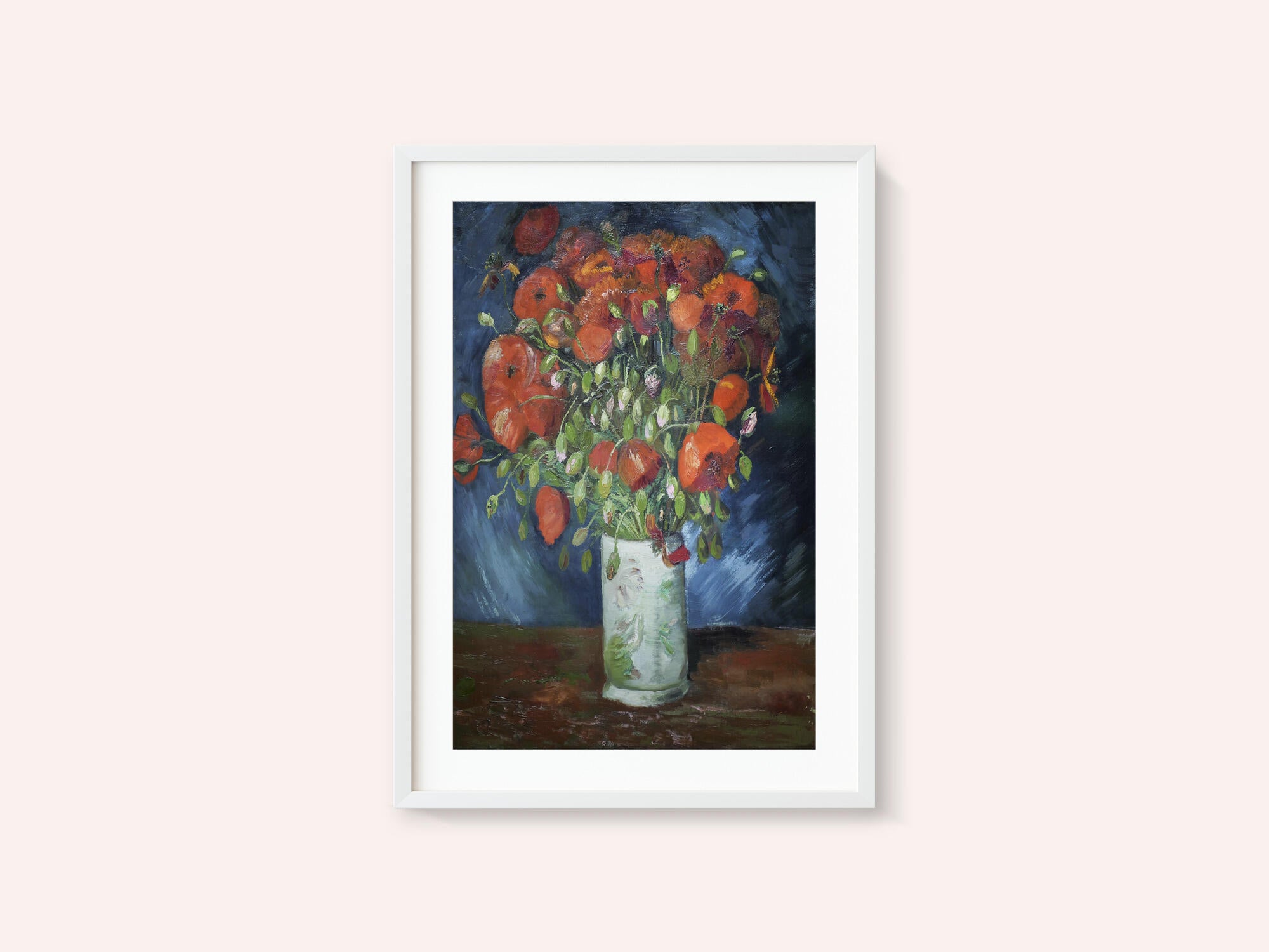 Vincent Van Gogh's Vase With Poppies (1886)