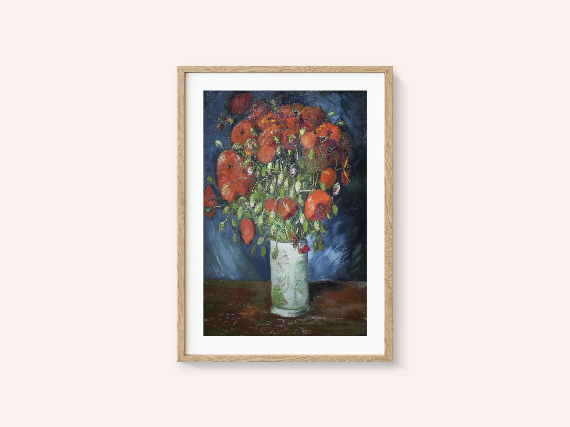 Vincent Van Gogh's Vase With Poppies (1886)